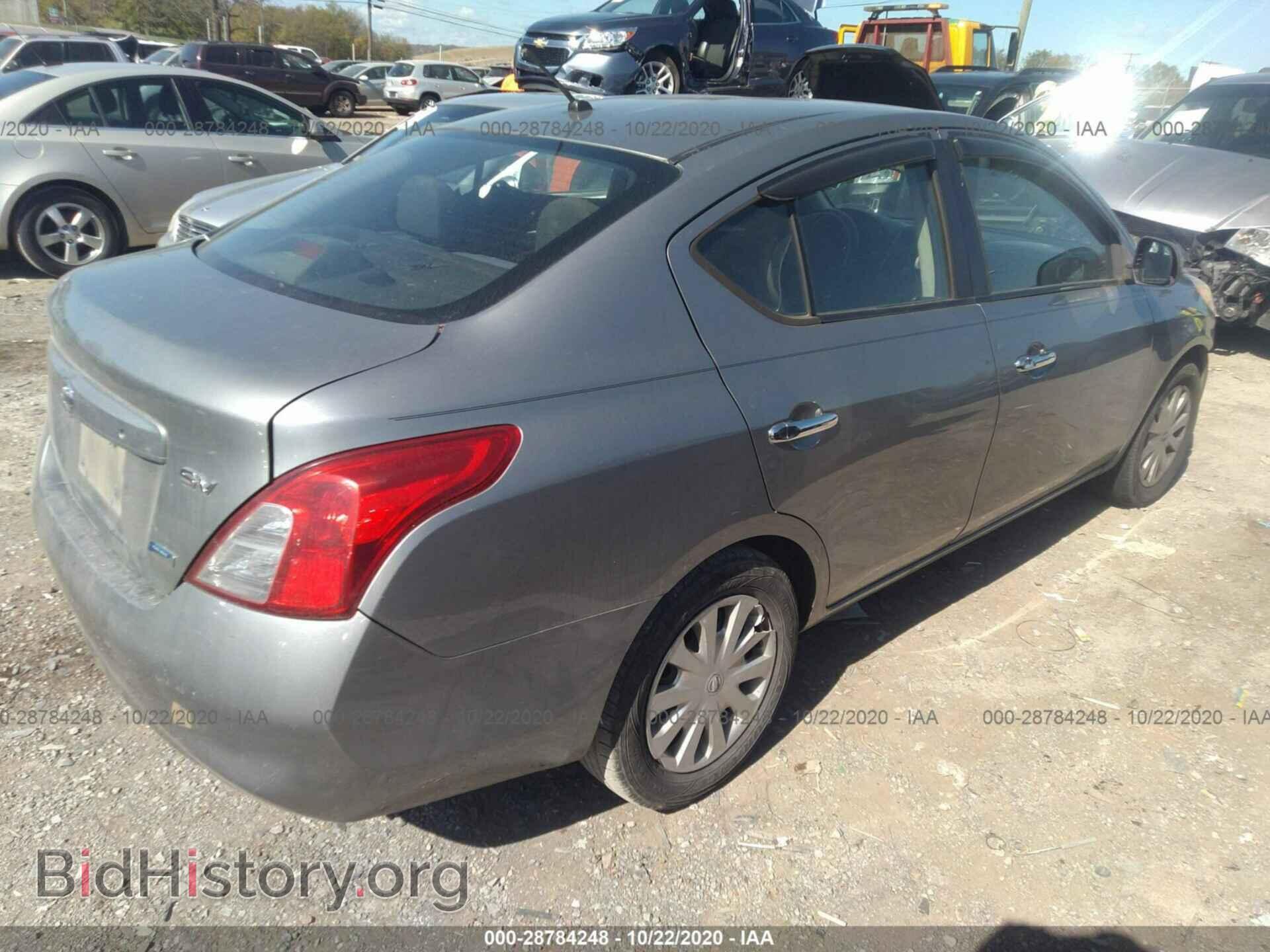2012 NISSAN VERSA - VIN: 3N1CN7AP1CL825428 - Фото 4