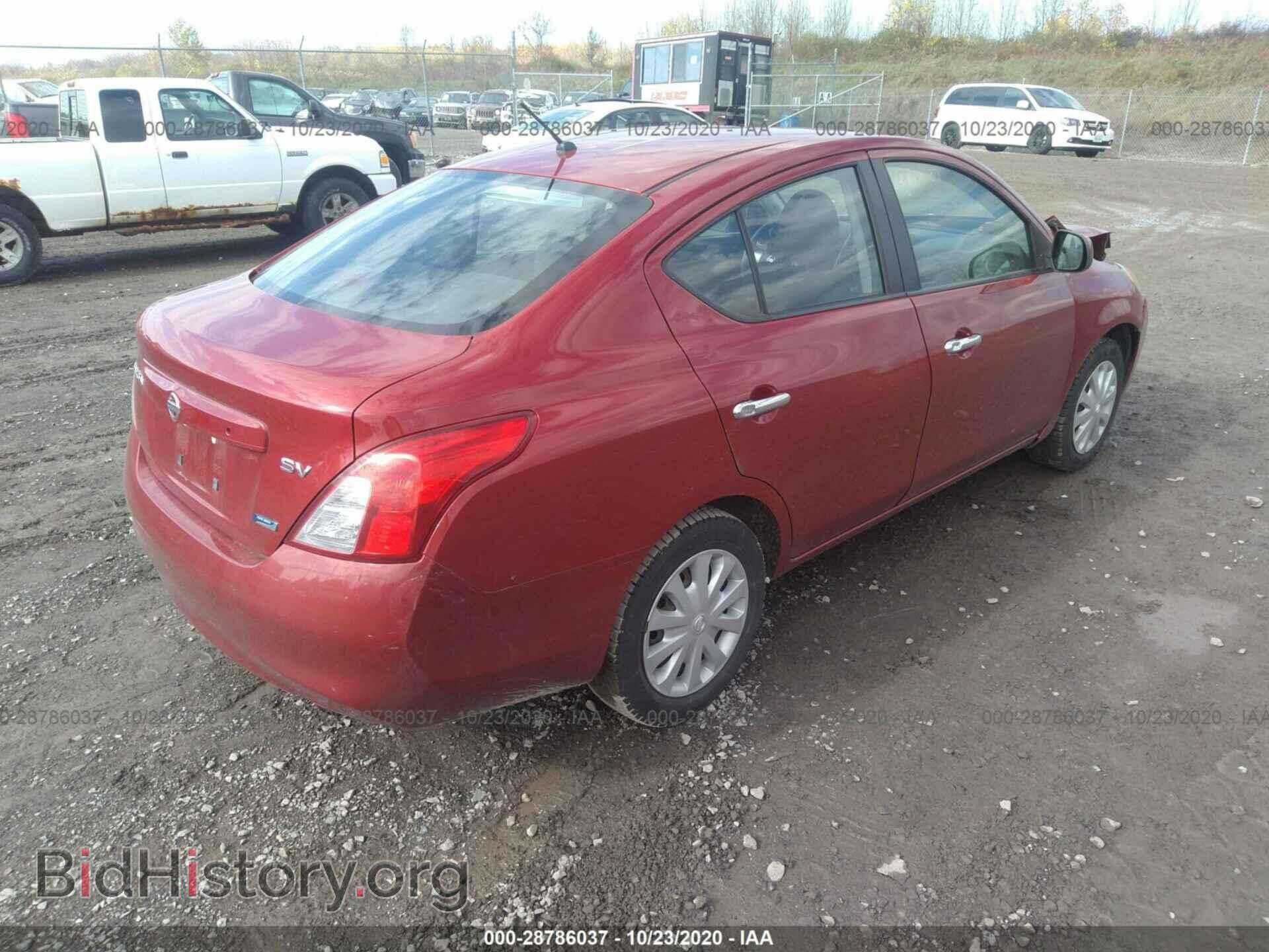 2012 NISSAN VERSA - VIN: 3N1CN7AP2CL859619 - Фото 4