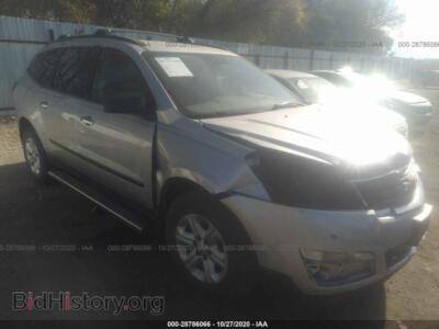 2014 Chevrolet TRAVERSE LS, white — VIN 1GNKVFED5EJ103237, IAAI