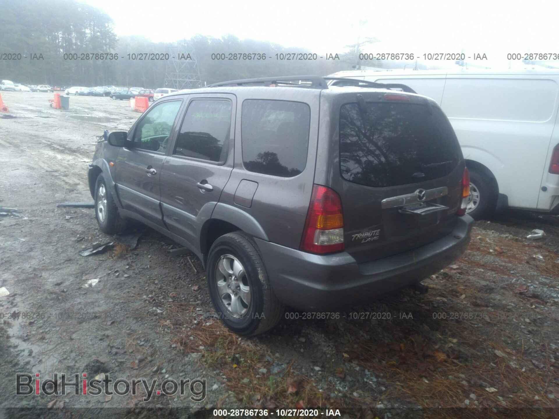 2002 MAZDA TRIBUTE - VIN: 4F2CU08172KM49620 - Фото 3