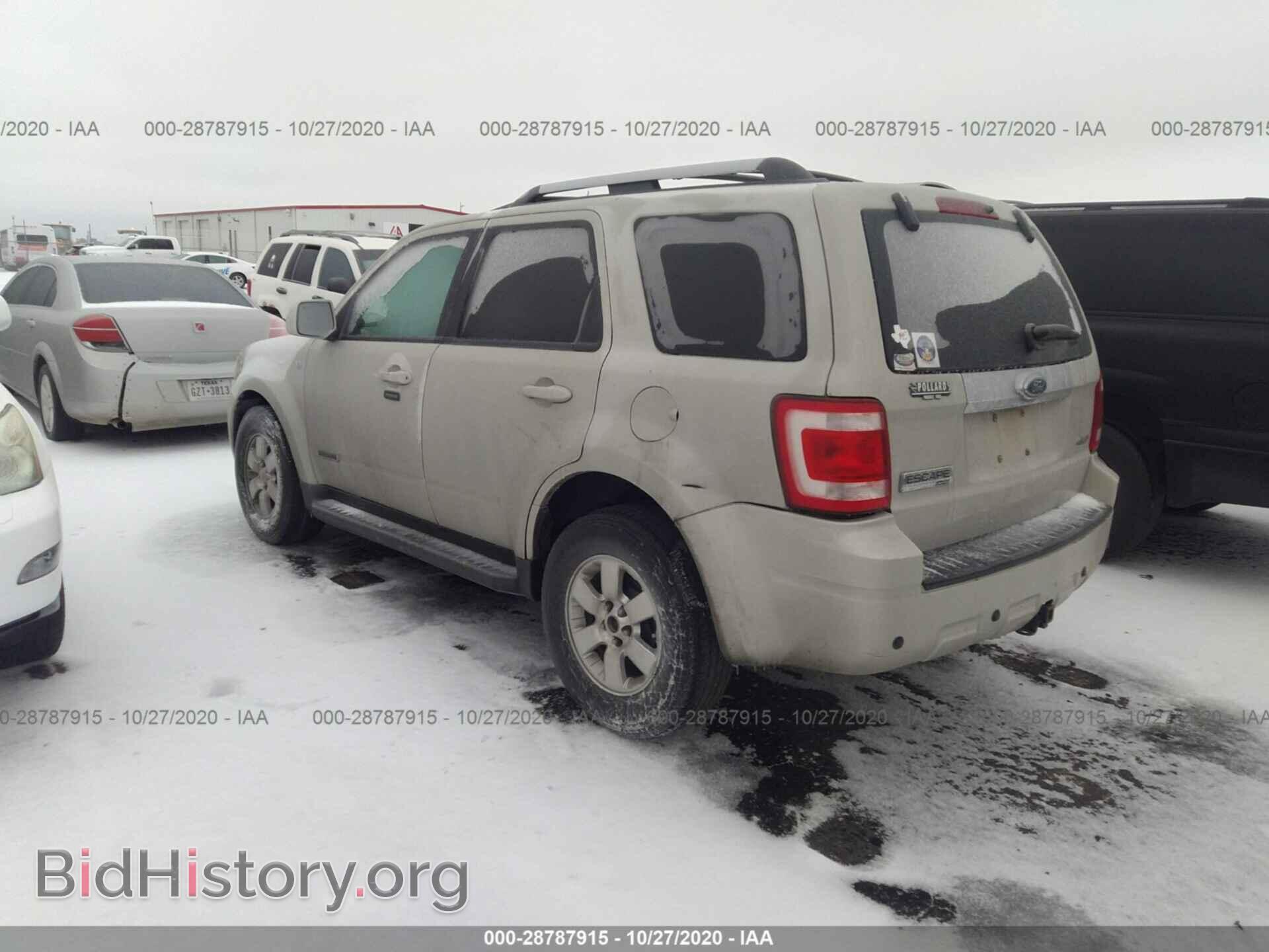 2008 FORD ESCAPE - VIN: 1FMCU94128KA24854 - Фото 3