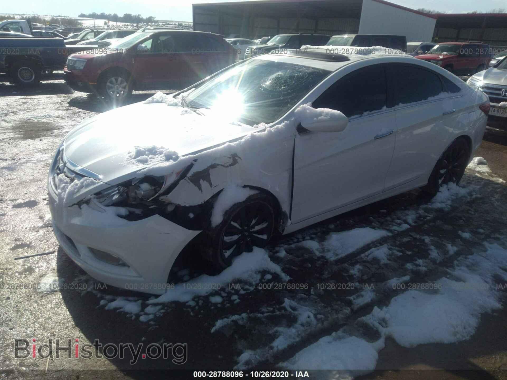 2012 HYUNDAI SONATA - VIN: 5NPEC4AC1CH370345 - Фото 2