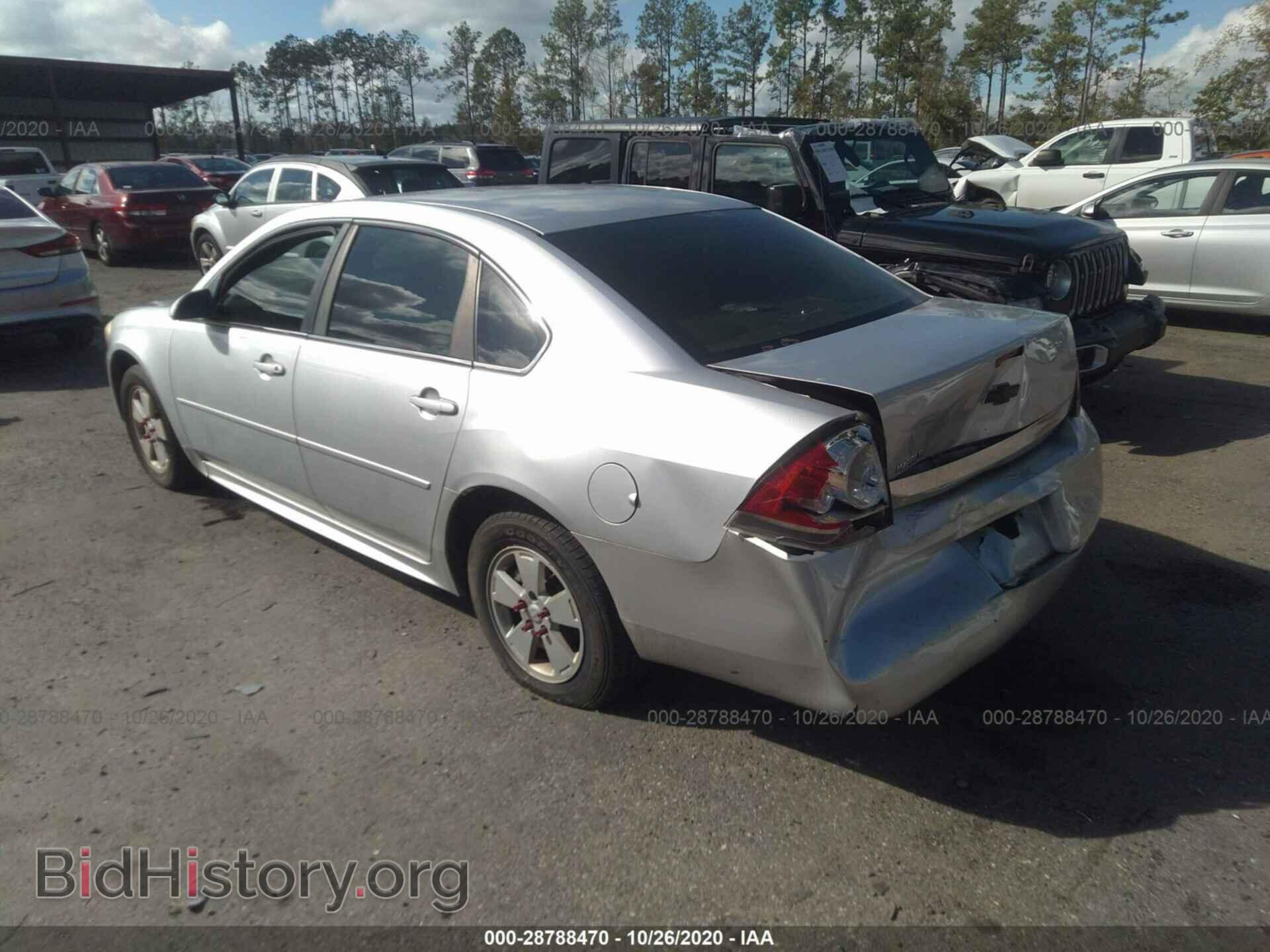 2011 CHEVROLET IMPALA - VIN: 2G1WF5EK3B1139765 - Фото 3