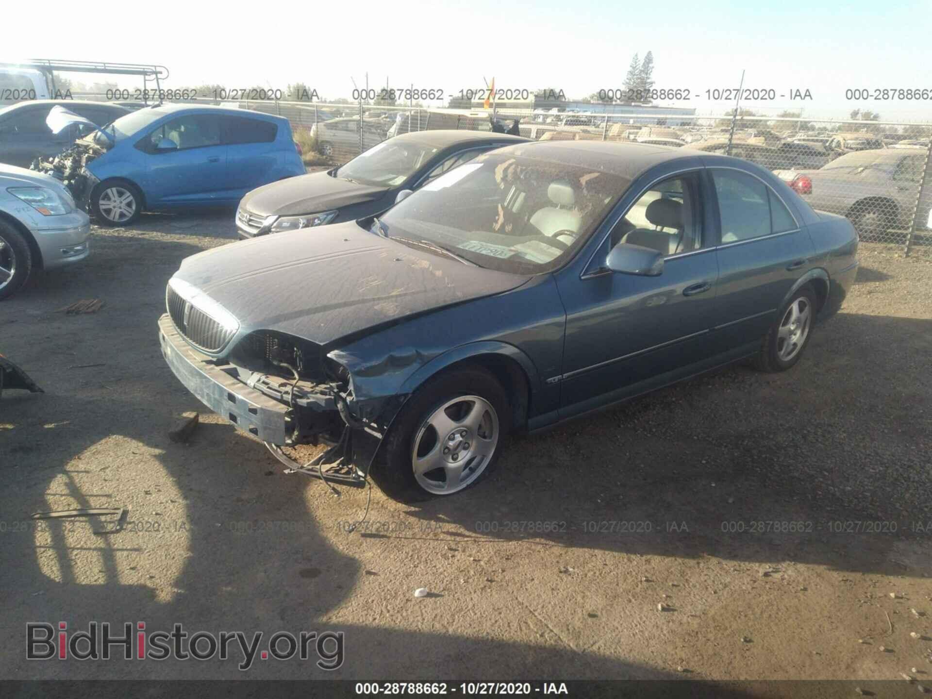 2001 LINCOLN LS - VIN: 1LNHM87A01Y614968 - Фото 2
