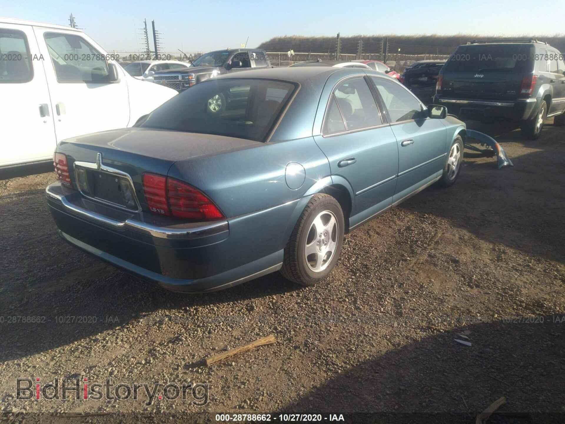 2001 LINCOLN LS - VIN: 1LNHM87A01Y614968 - Фото 4