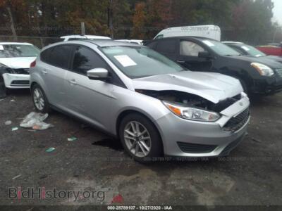 2016 Ford FOCUS SE, серебристый — VIN 1FADP3K27GL282925, IAAI