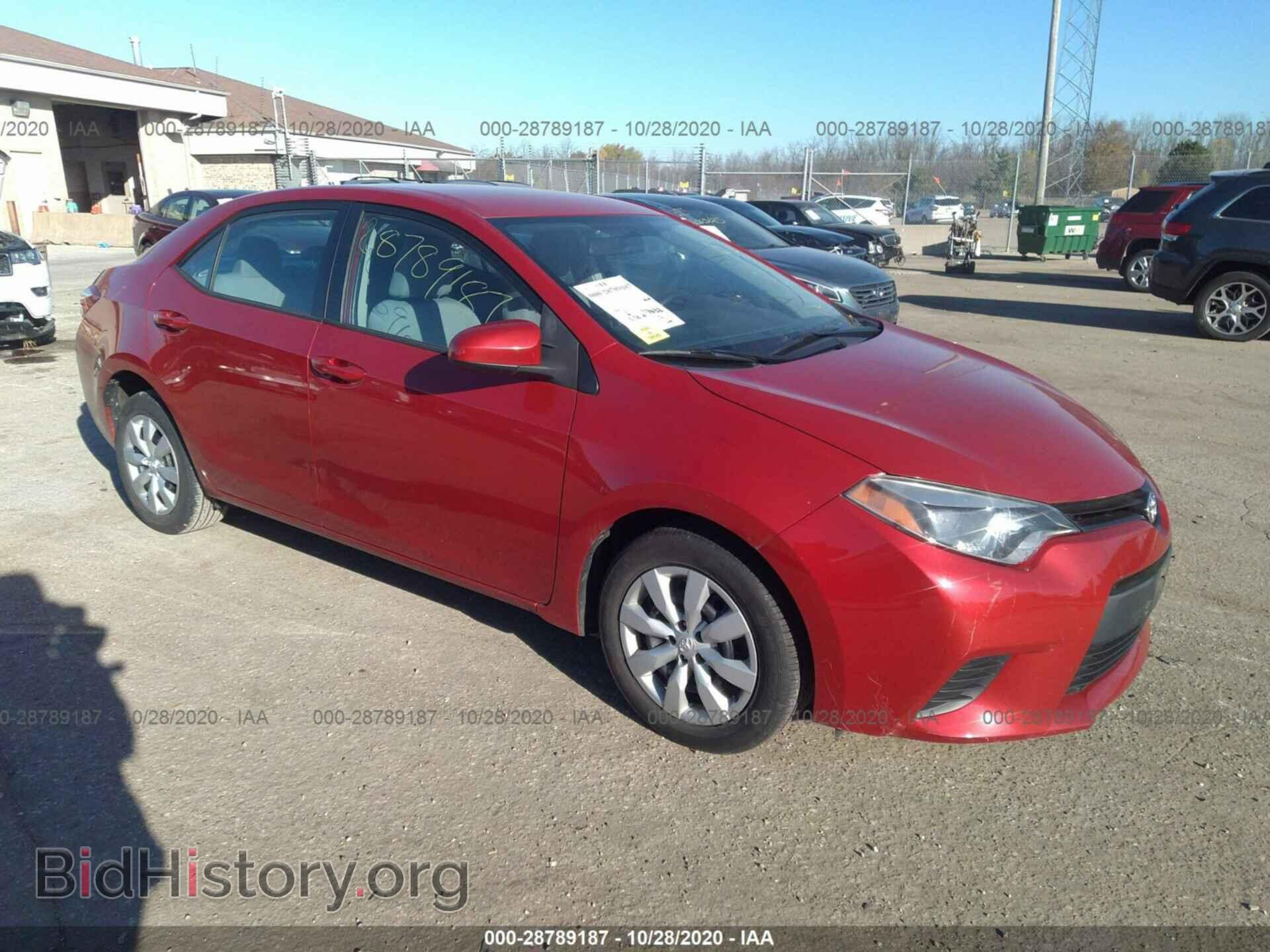 Photo 5YFBURHE5EP016970 - TOYOTA COROLLA 2014