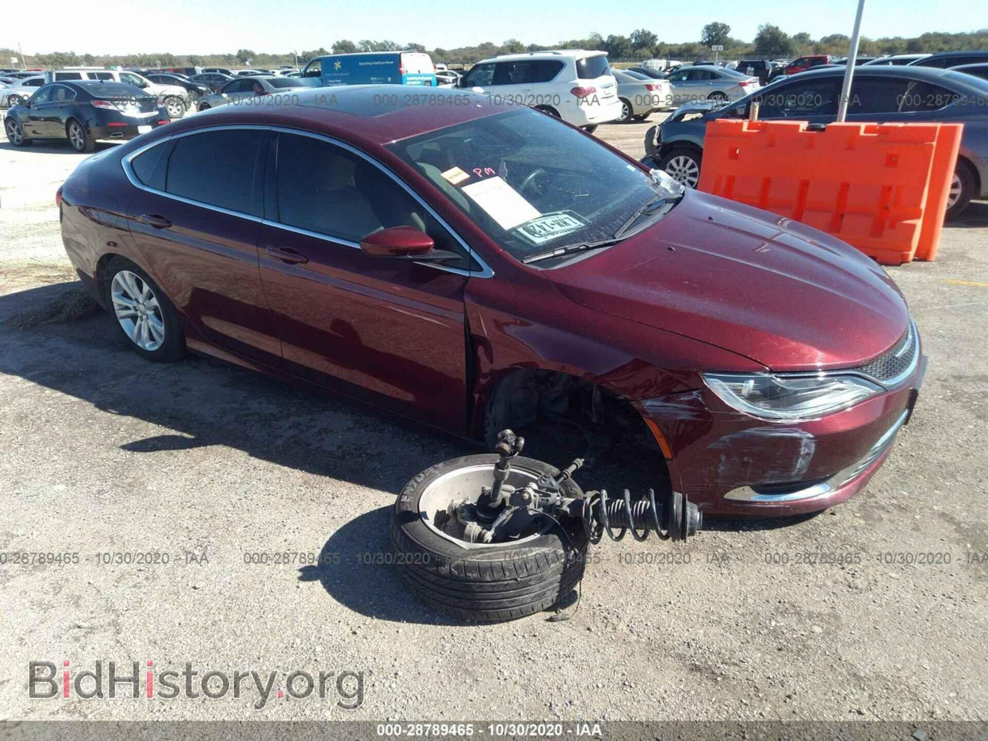 Фотография 1C3CCCAB3GN174605 - CHRYSLER 200 2016