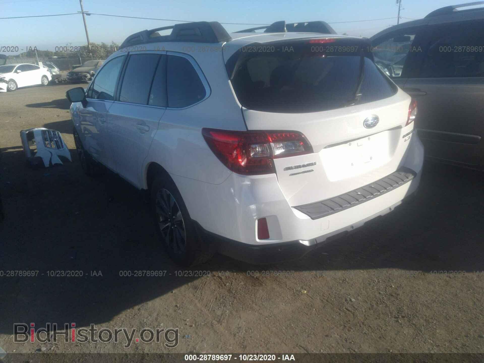 2017 SUBARU OUTBACK - VIN: 4S4BSANC7H3244486 - Фото 3