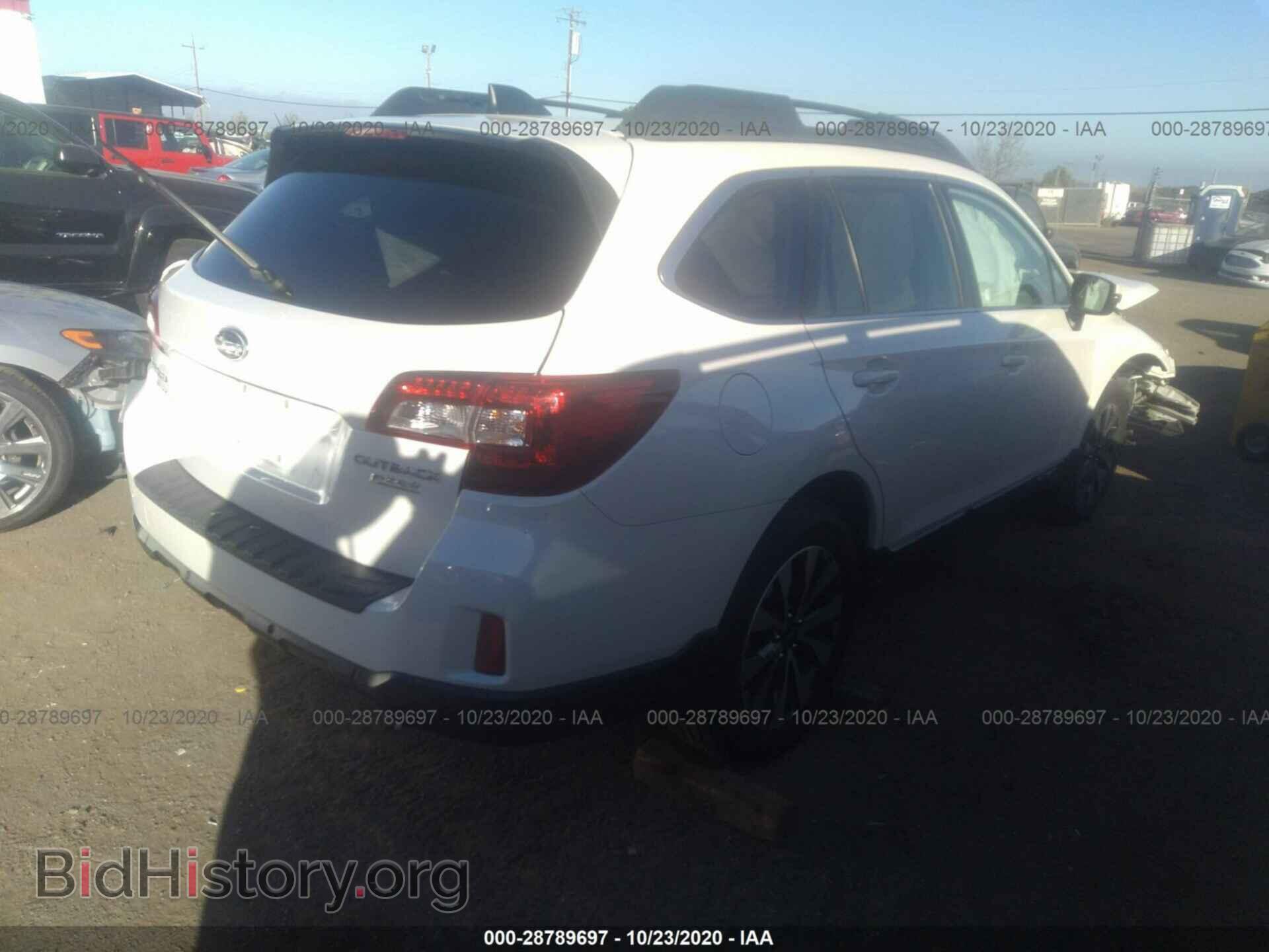 2017 SUBARU OUTBACK - VIN: 4S4BSANC7H3244486 - Фото 4