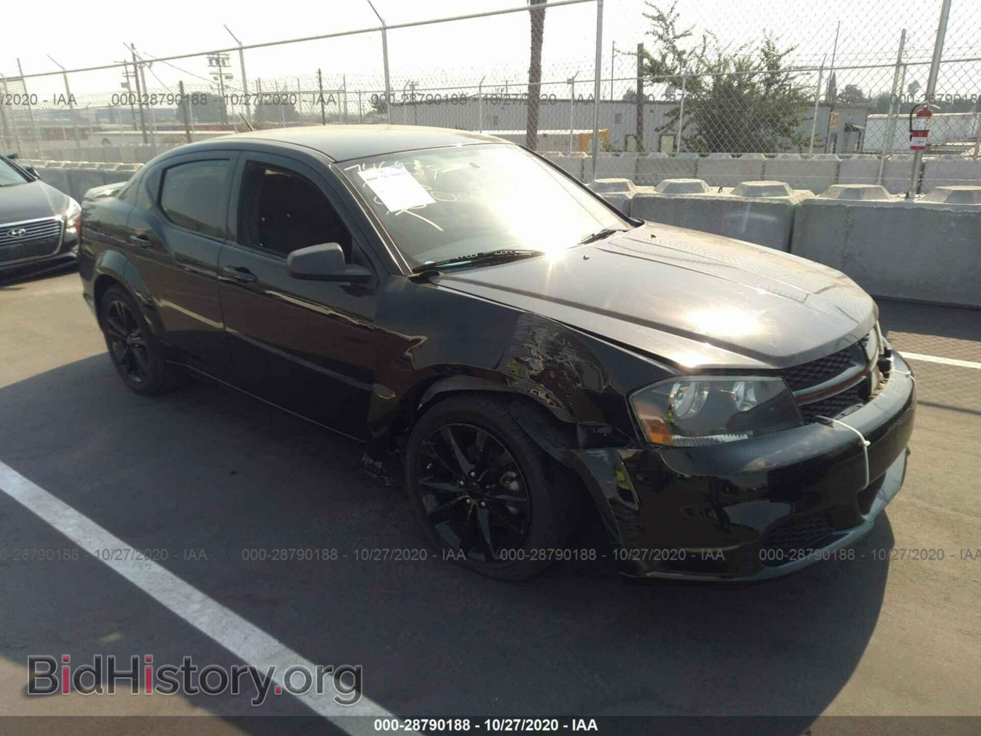 Фотография 1C3CDZAB8EN202749 - DODGE AVENGER 2014