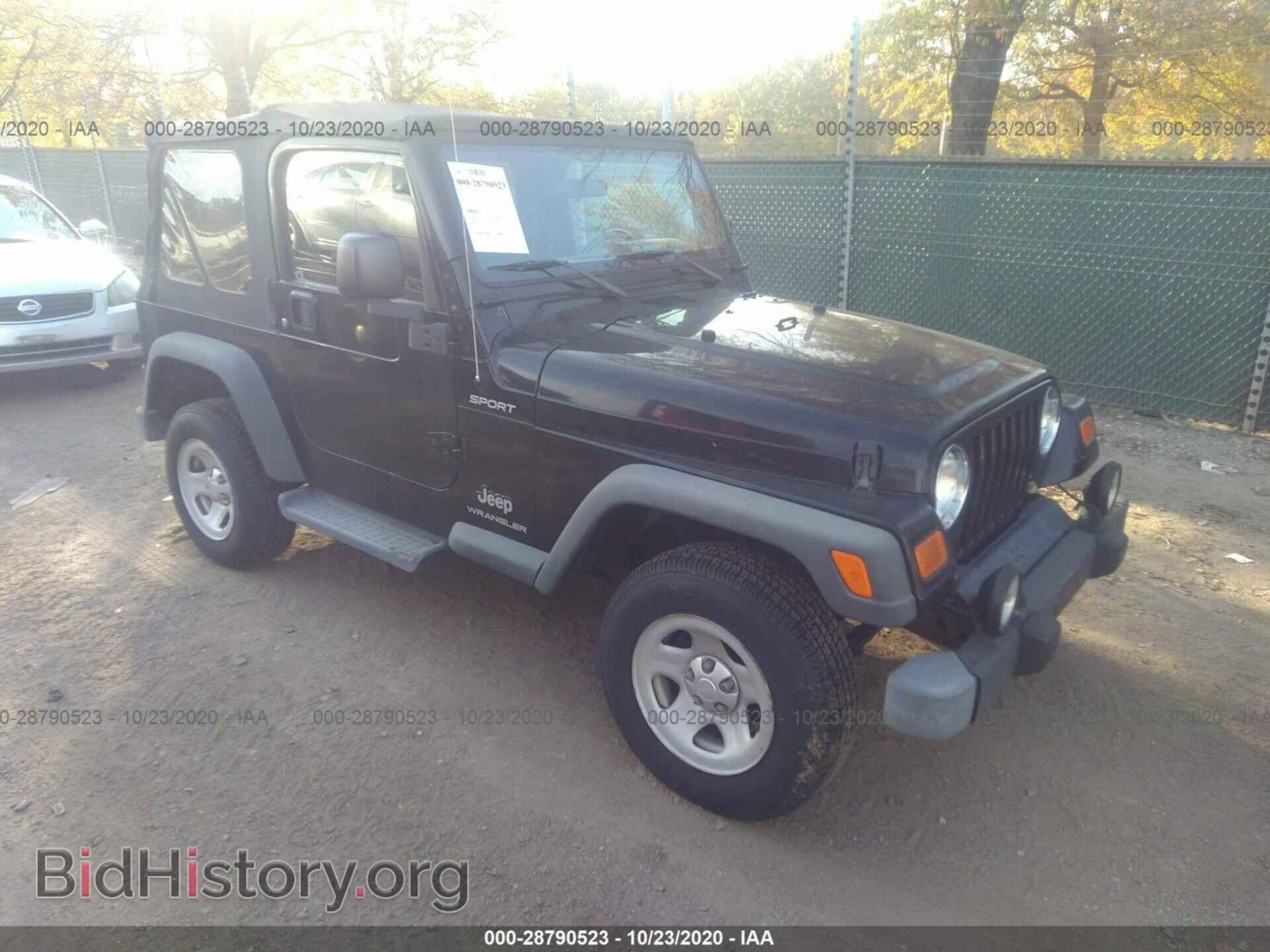 Photo 1J4FA49S83P361548 - JEEP WRANGLER 2003