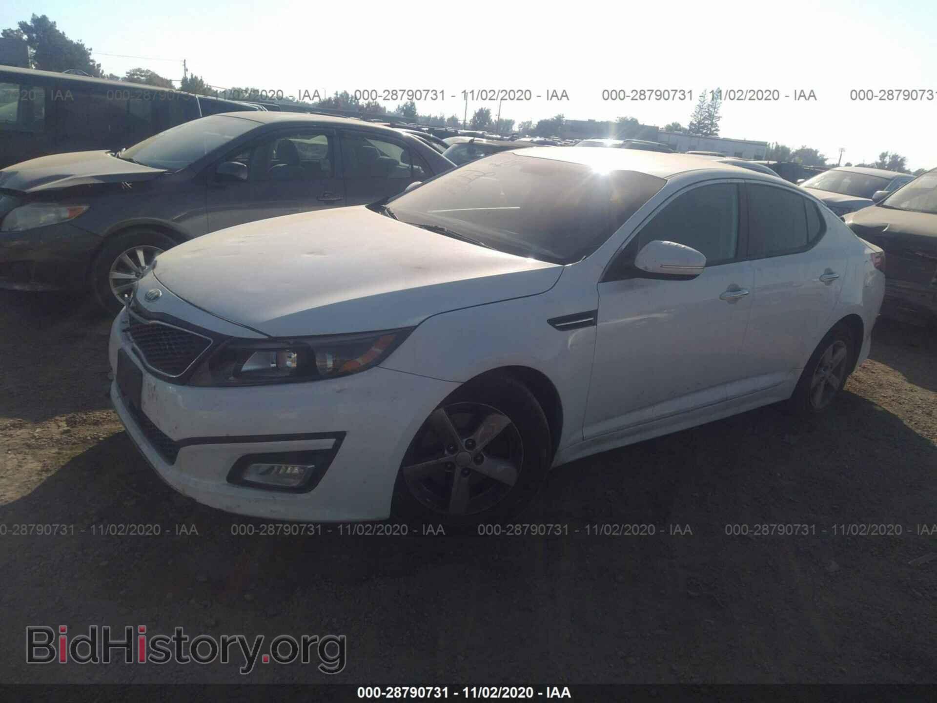 2015 KIA OPTIMA - VIN: 5XXGM4A75FG450420 - Фото 2