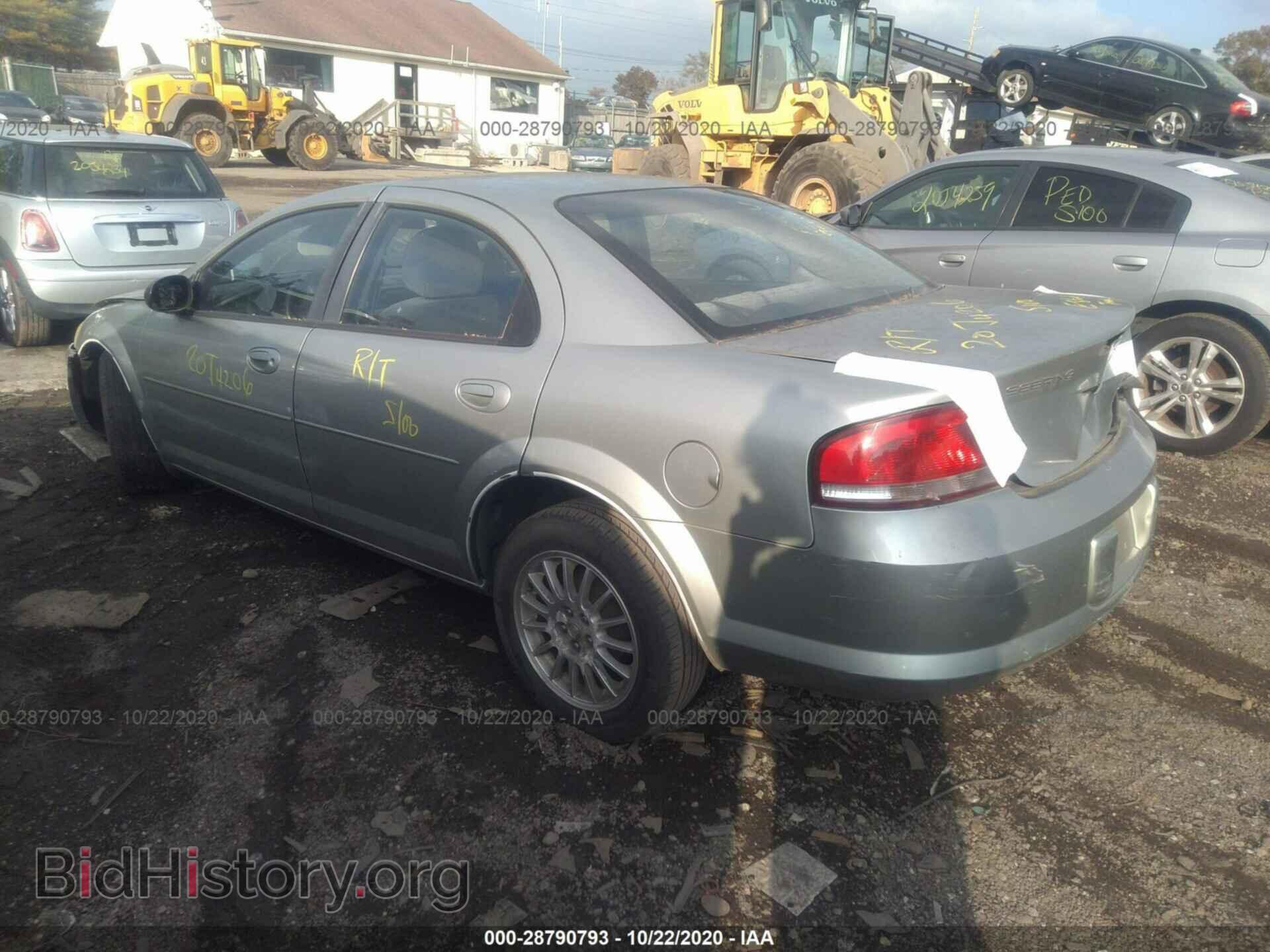 2004 CHRYSLER SEBRING - VIN: 1C3EL46X44N396049 - Фото 3