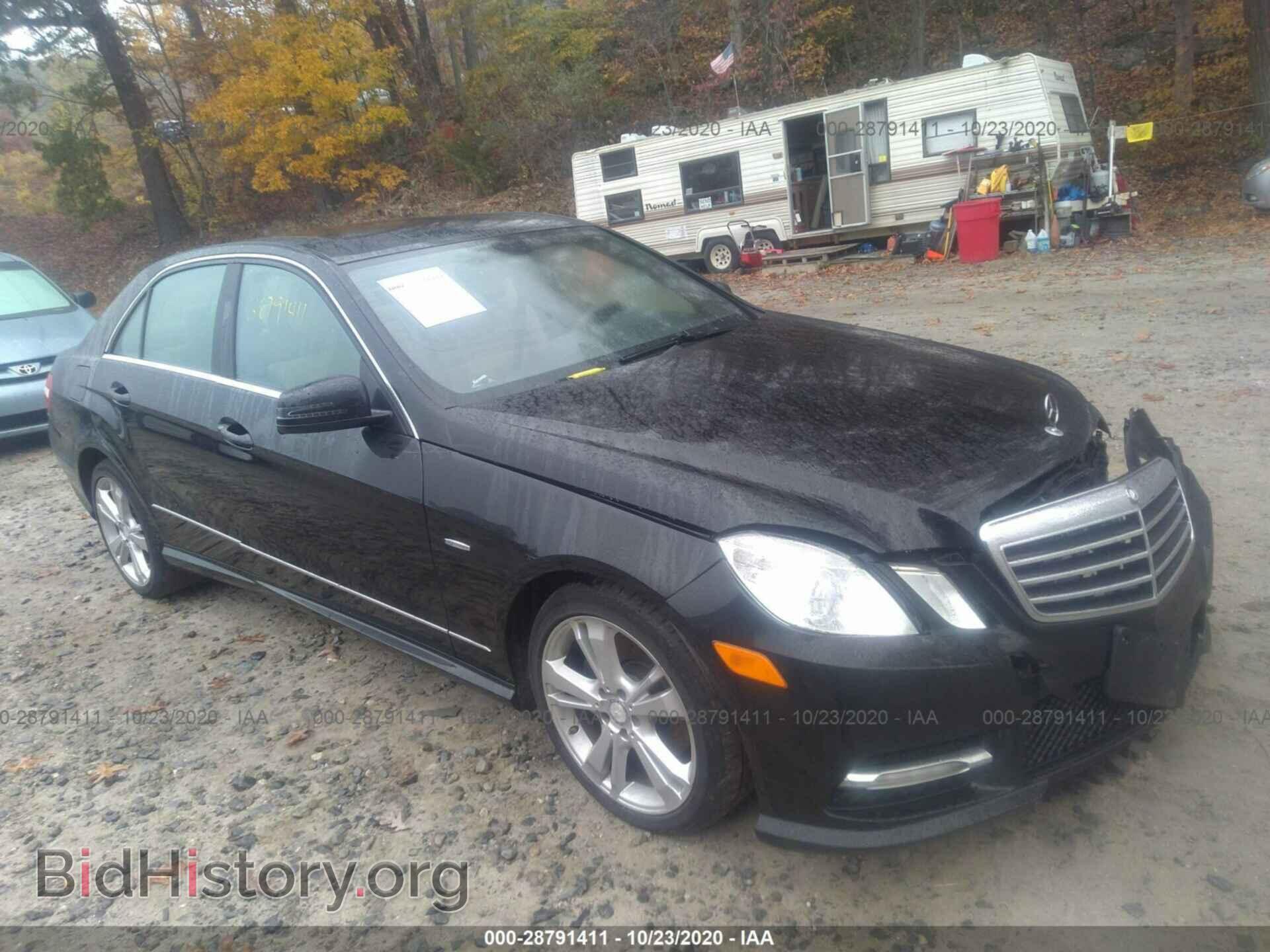 Photo WDDHF8JB0CA544826 - MERCEDES-BENZ E-CLASS 2012