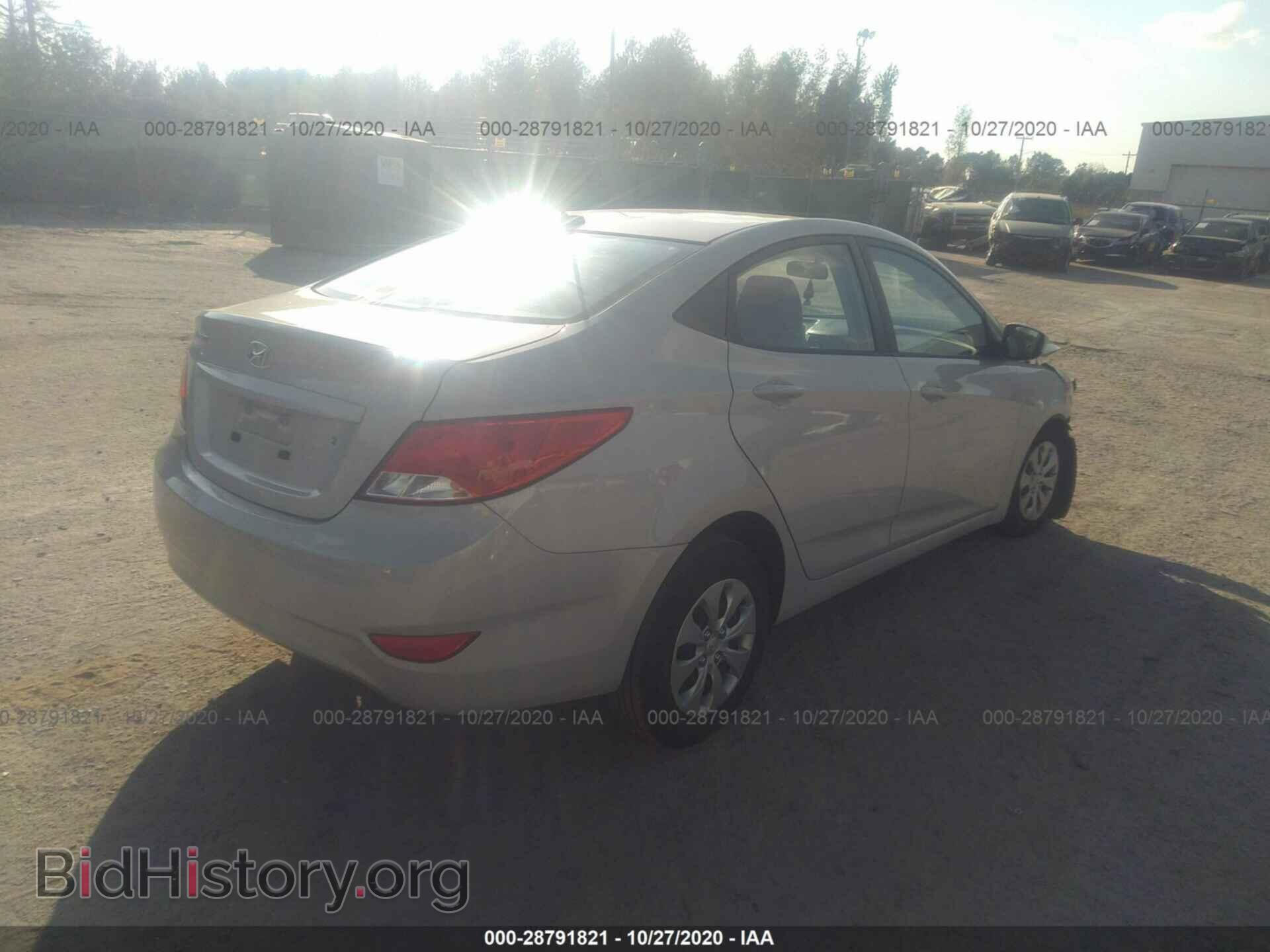 2017 HYUNDAI ACCENT - VIN: KMHCT4AE1HU200875 - Фото 4