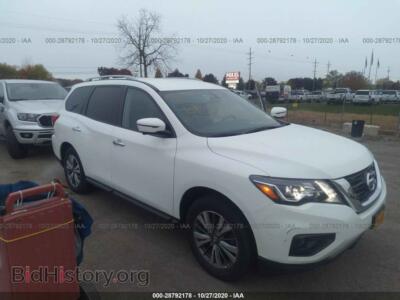 2019 Nissan PATHFINDER SL, white — VIN 5N1DR2MM3KC619558, IAAI
