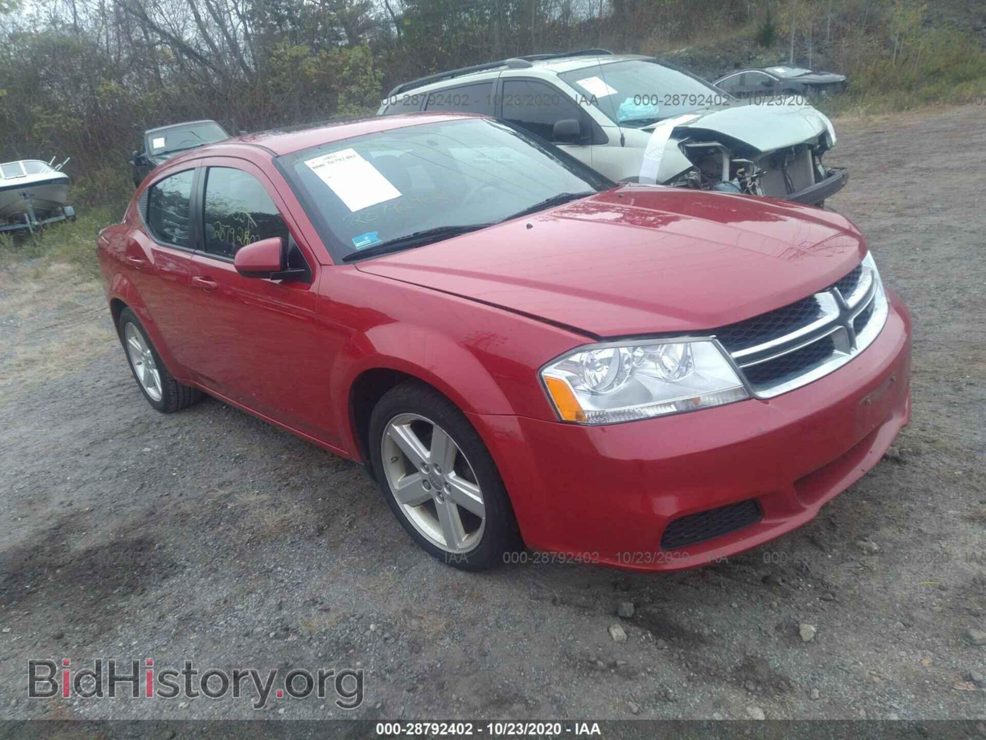 Photo 1C3CDZCB2CN159018 - DODGE AVENGER 2012