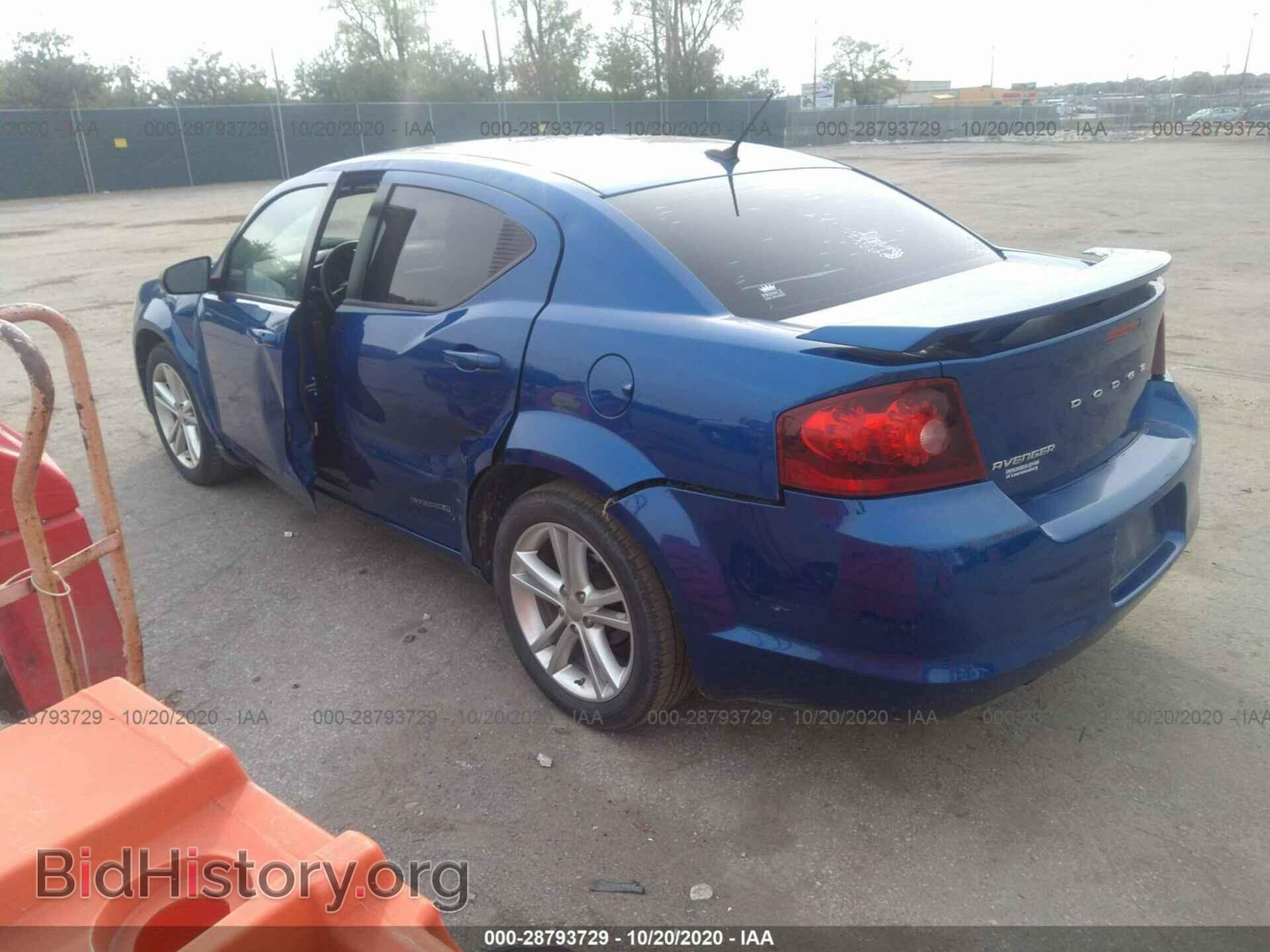 2013 DODGE AVENGER - VIN: 1C3CDZAG3DN502869 - Фото 3