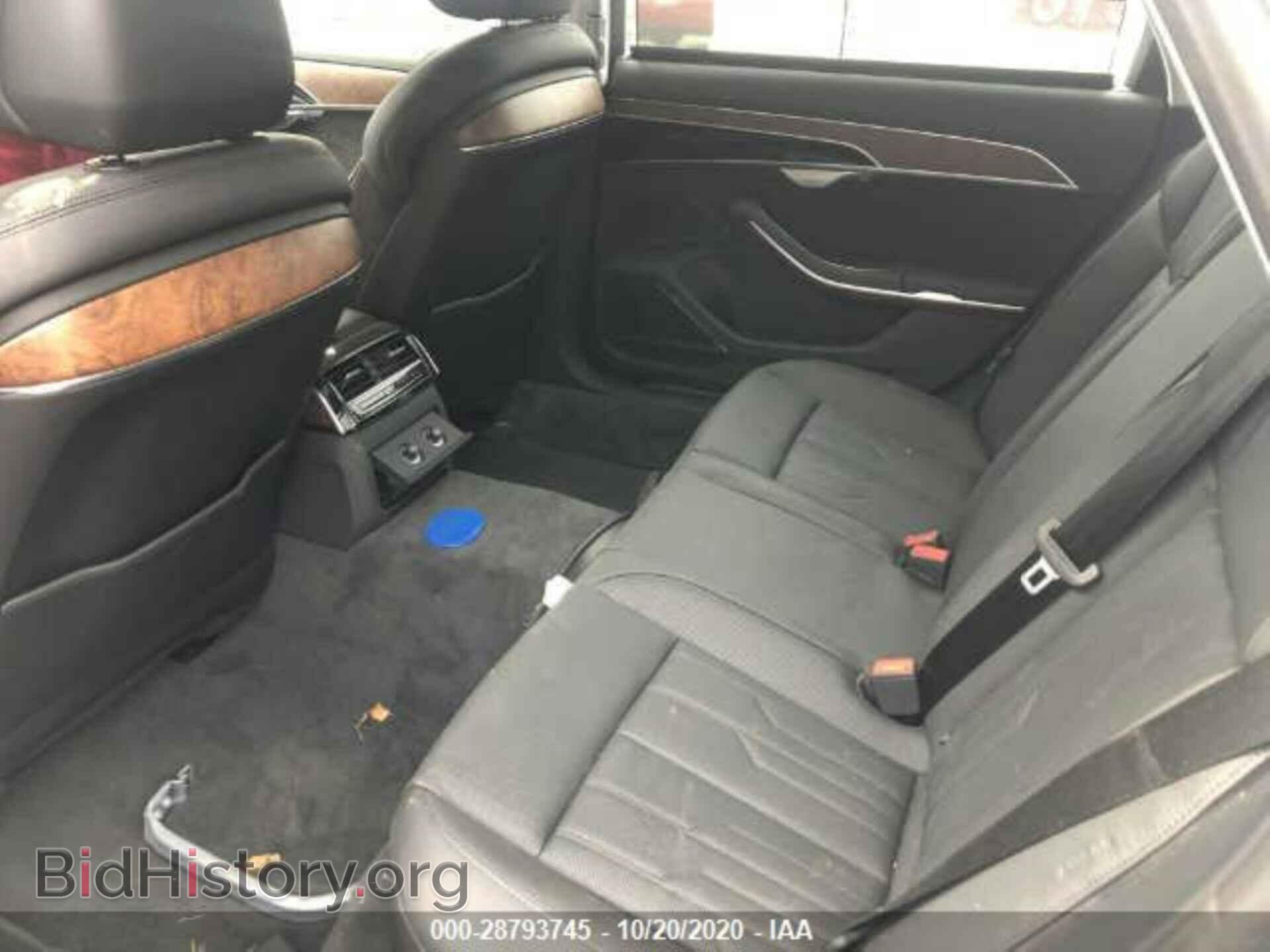 2019 AUDI A8 - VIN: WAU8DAF89KN019255 - Photo 8