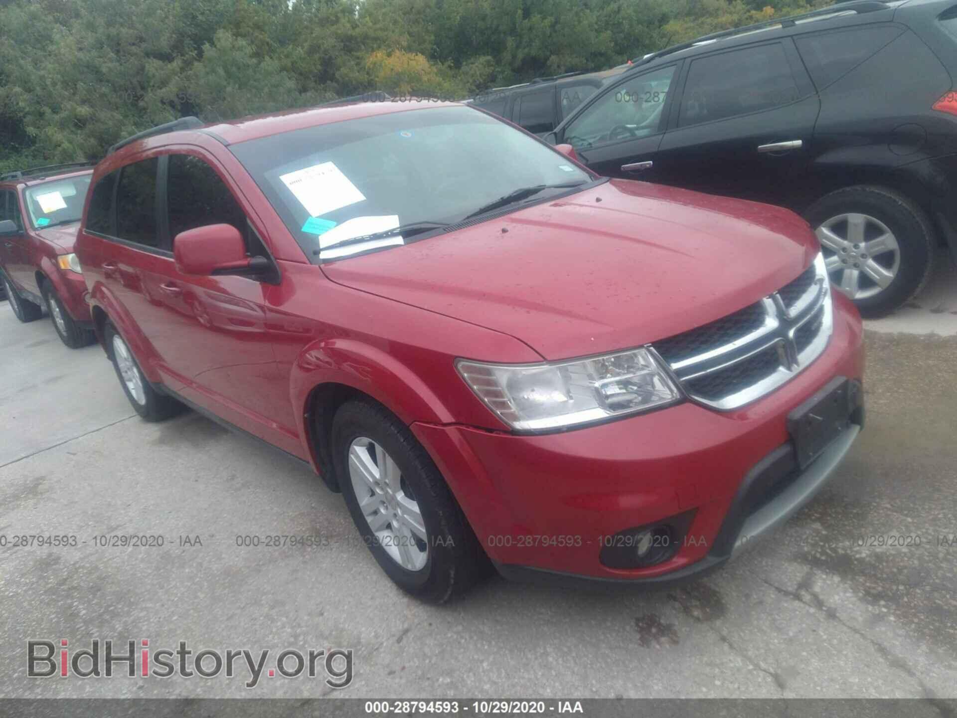 Photo 3C4PDCBB3CT356307 - DODGE JOURNEY 2012