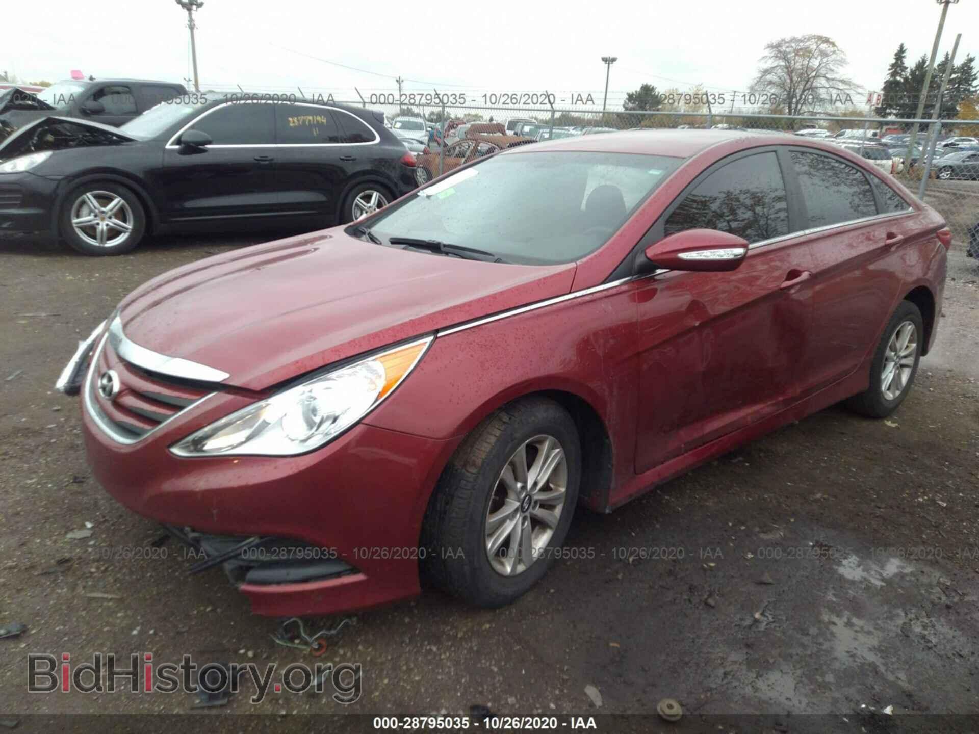 2014 HYUNDAI SONATA - VIN: 5NPEB4AC2EH928161 - Фото 2
