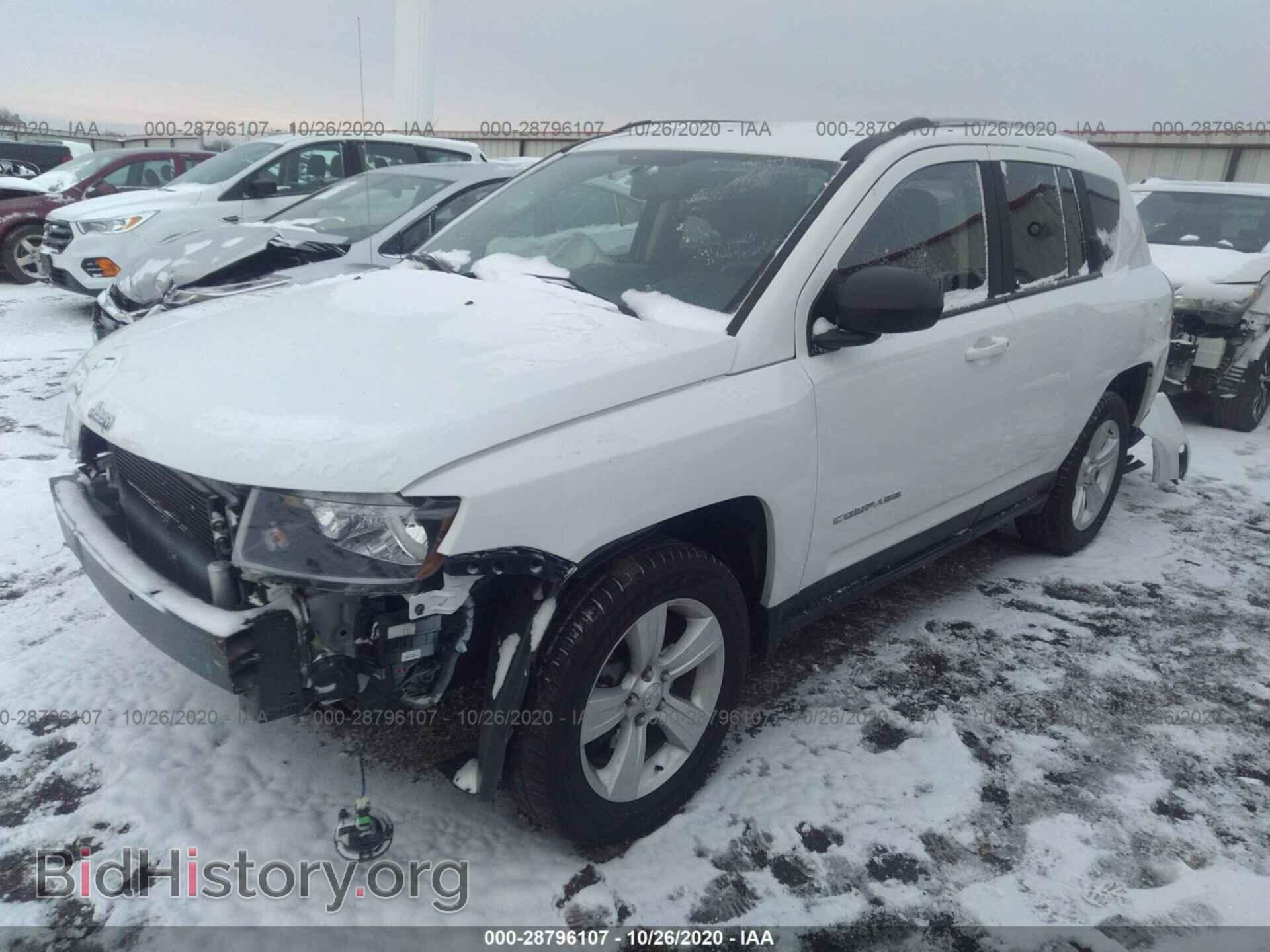 2016 JEEP COMPASS - VIN: 1C4NJDBB9GD626948 - Фото 2
