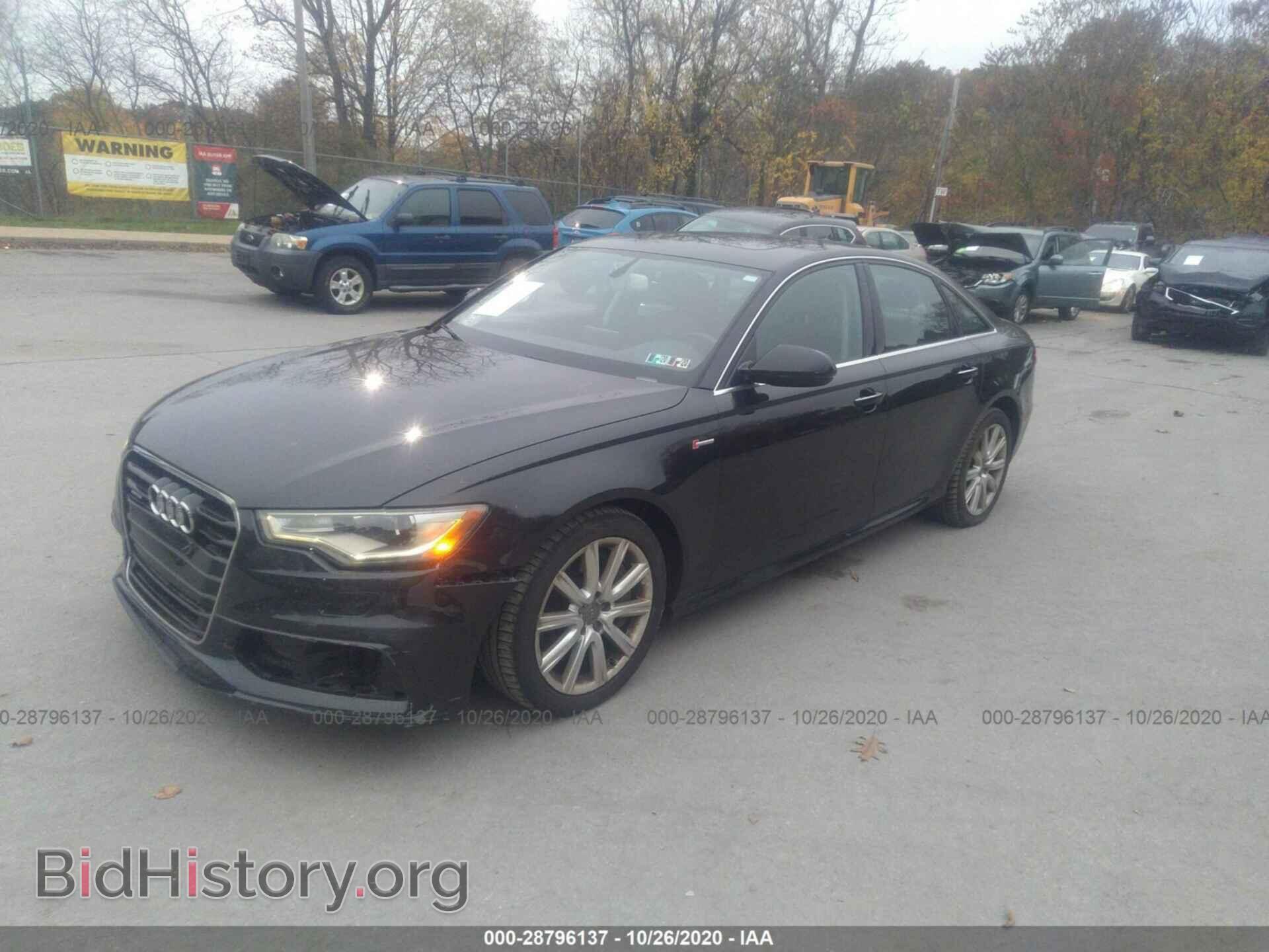 2012 AUDI A6 - VIN: WAUHGAFC2CN112244 - Фото 2