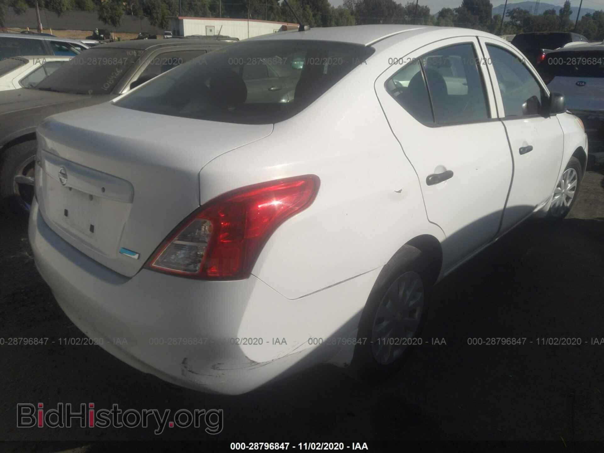 2012 NISSAN VERSA - VIN: 3N1CN7AP7CL899582 - Фото 4