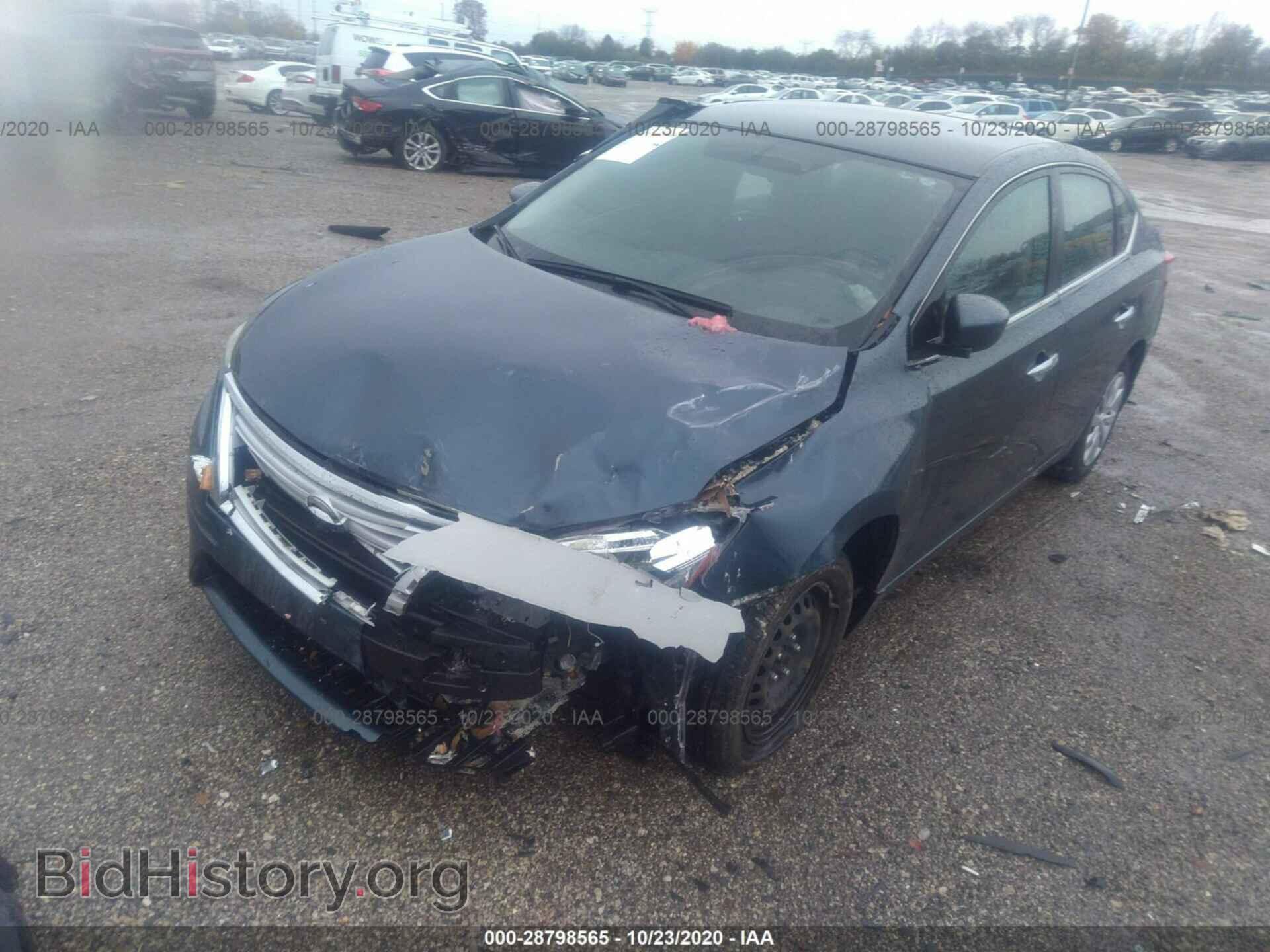 2014 NISSAN SENTRA - VIN: 3N1AB7AP6EL684875 - Фото 2