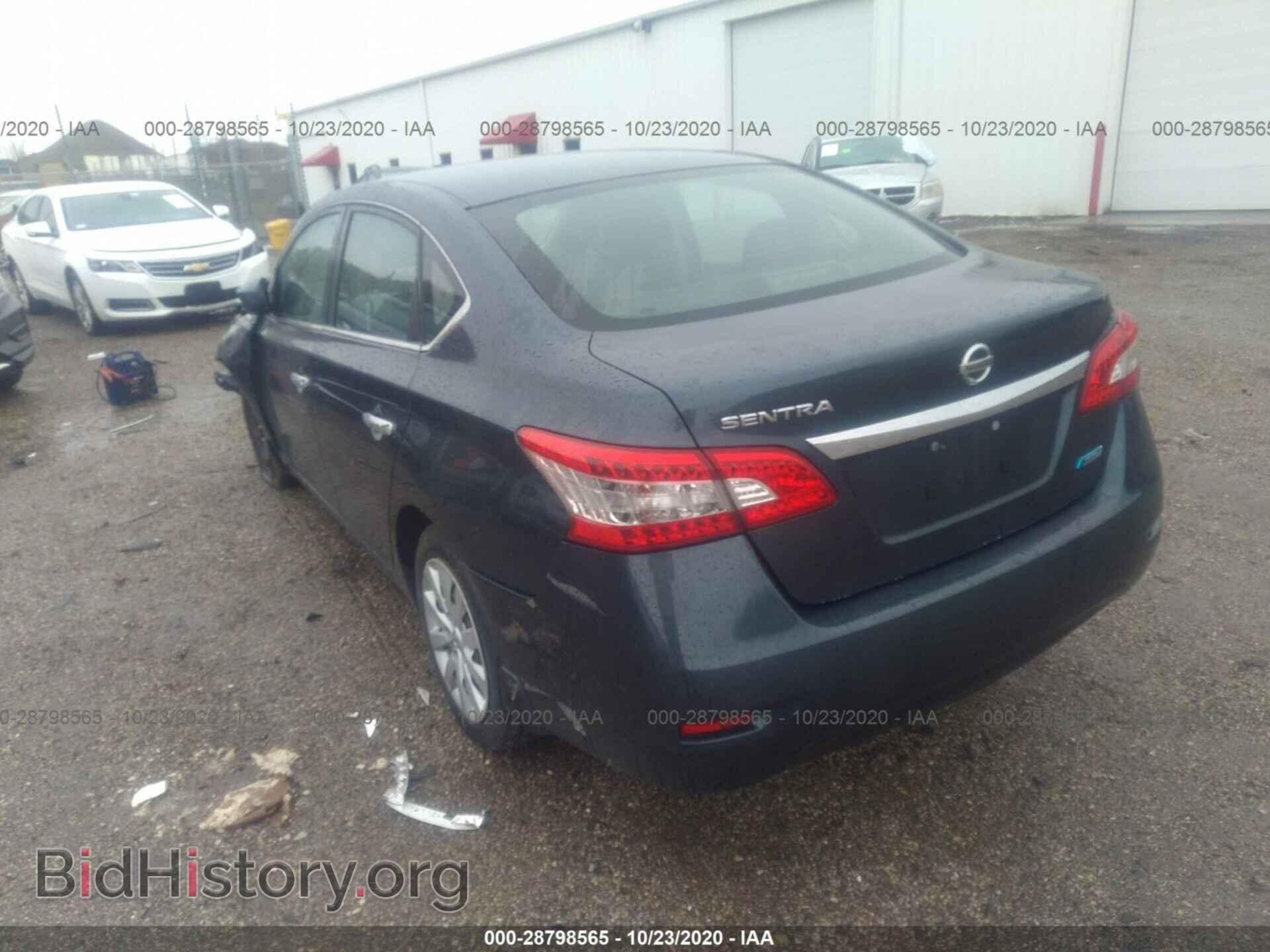 2014 NISSAN SENTRA - VIN: 3N1AB7AP6EL684875 - Фото 3