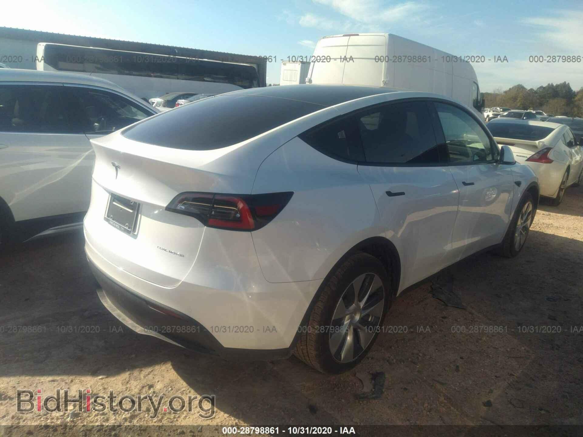 2020 TESLA MODEL Y - VIN: 5YJYGDEE8LF050452 - Photo 4