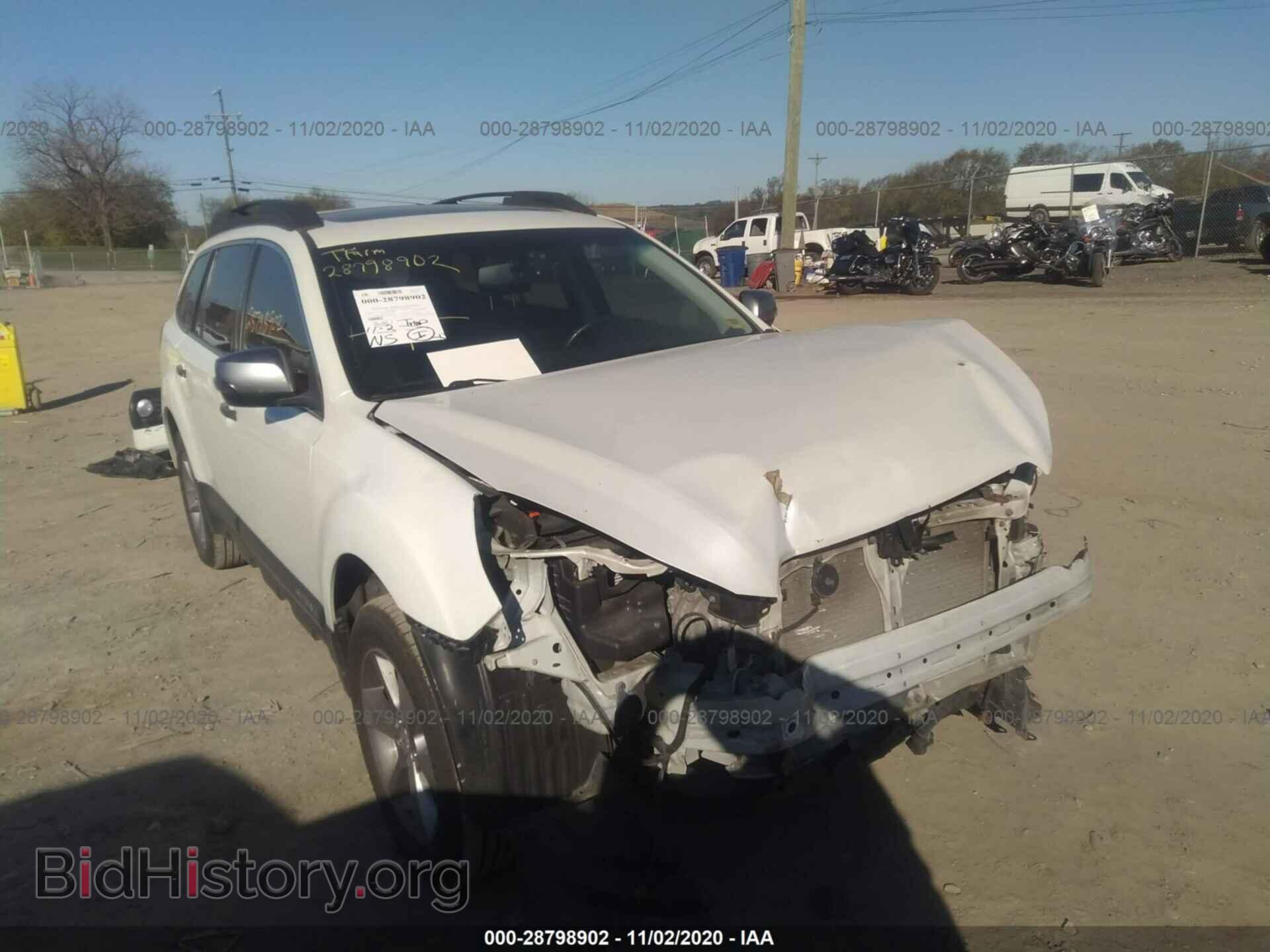 Photo 4S4BRDSC7D2265338 - SUBARU OUTBACK 2013