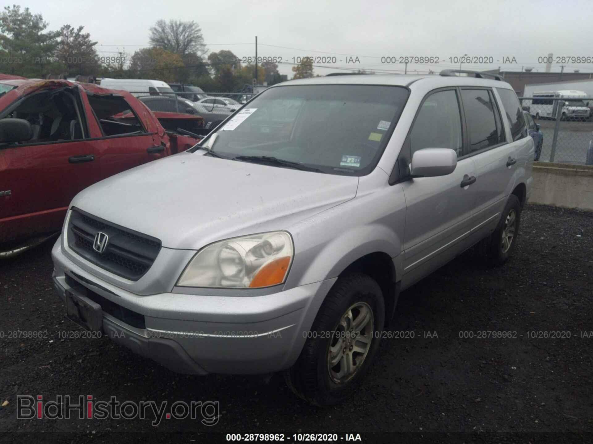 2005 HONDA PILOT - VIN: 2HKYF18455H509011 - Фото 2