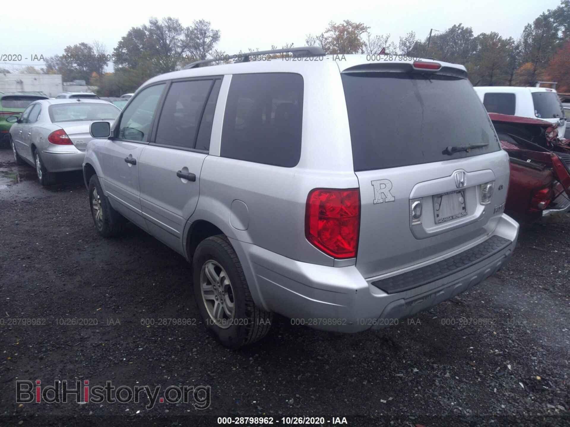 2005 HONDA PILOT - VIN: 2HKYF18455H509011 - Фото 3