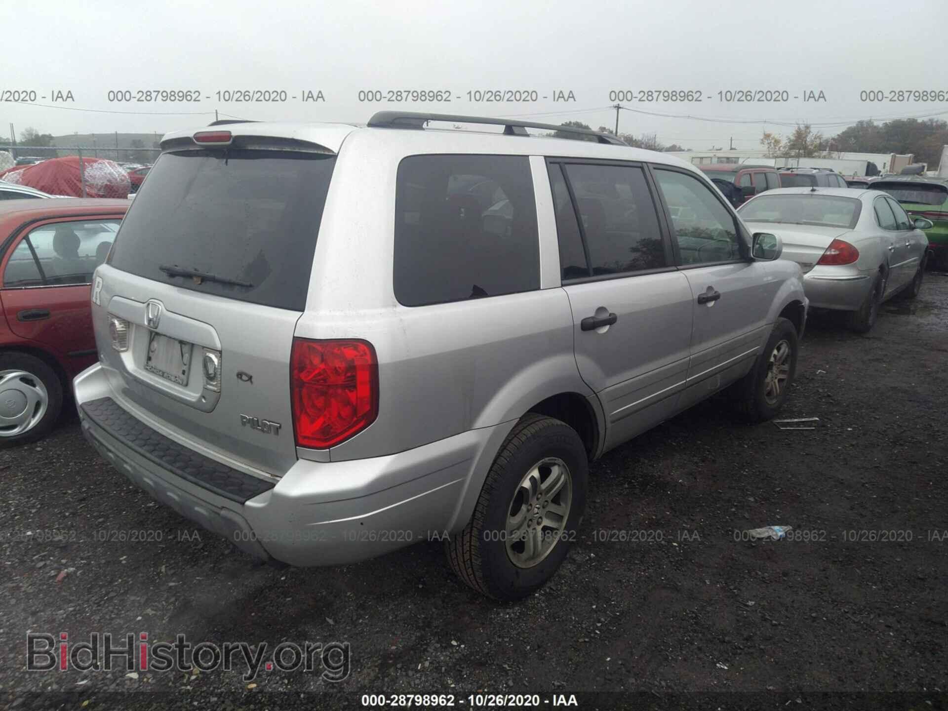 2005 HONDA PILOT - VIN: 2HKYF18455H509011 - Фото 4