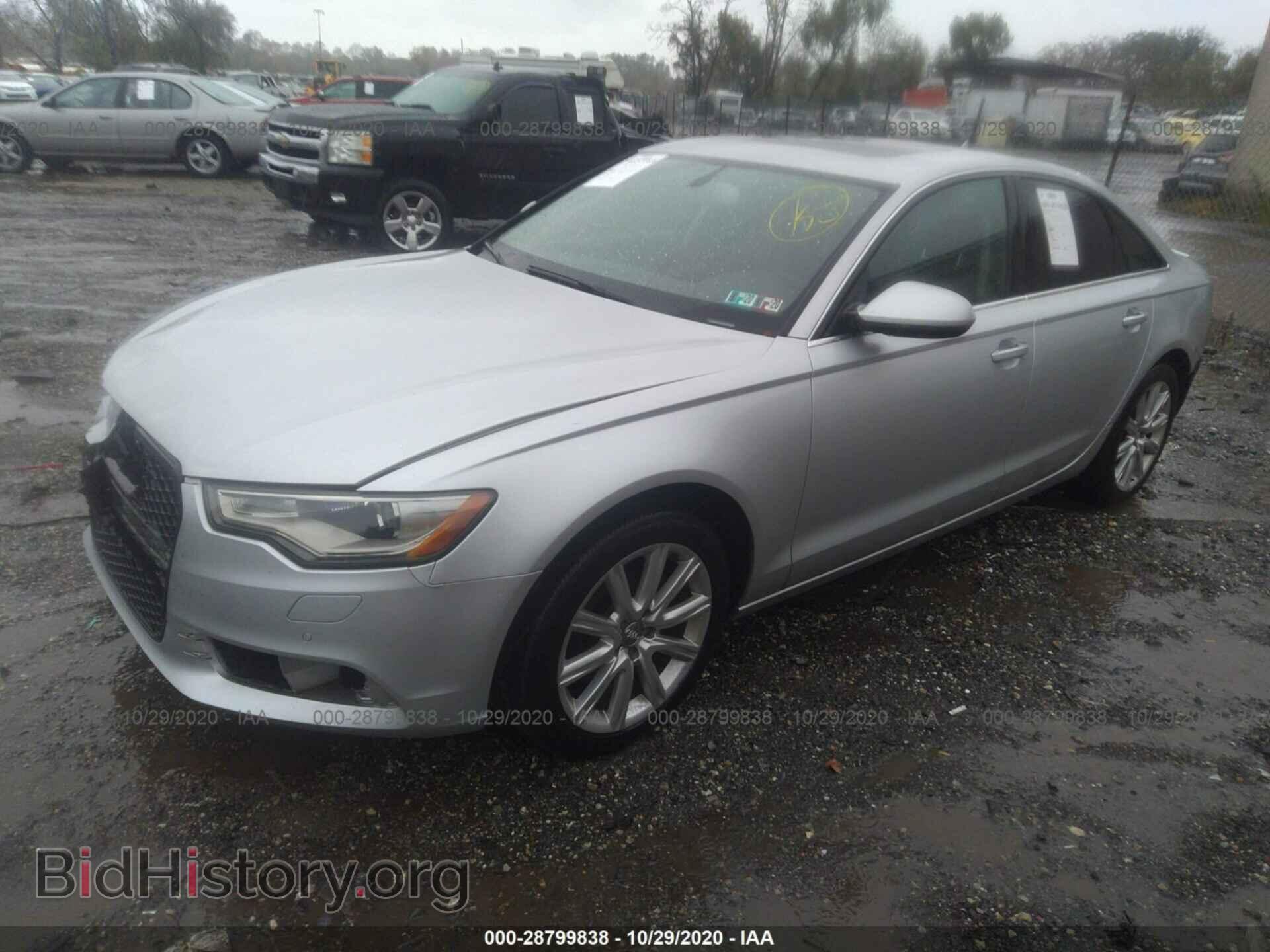 2013 AUDI A6 - VIN: WAUGFAFC6DN084500 - Фото 2
