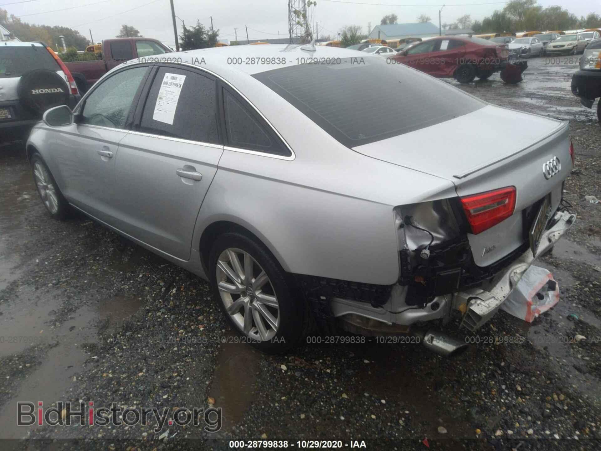 2013 AUDI A6 - VIN: WAUGFAFC6DN084500 - Фото 3