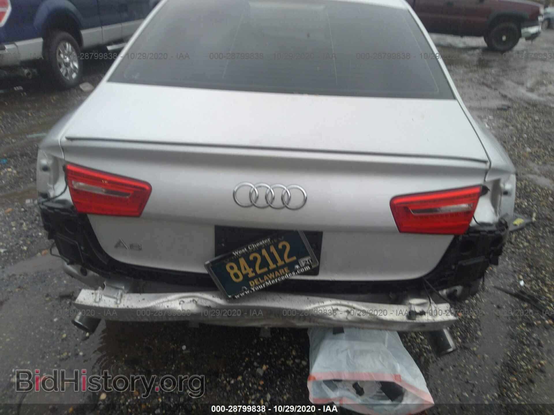 2013 AUDI A6 - VIN: WAUGFAFC6DN084500 - Фото 6