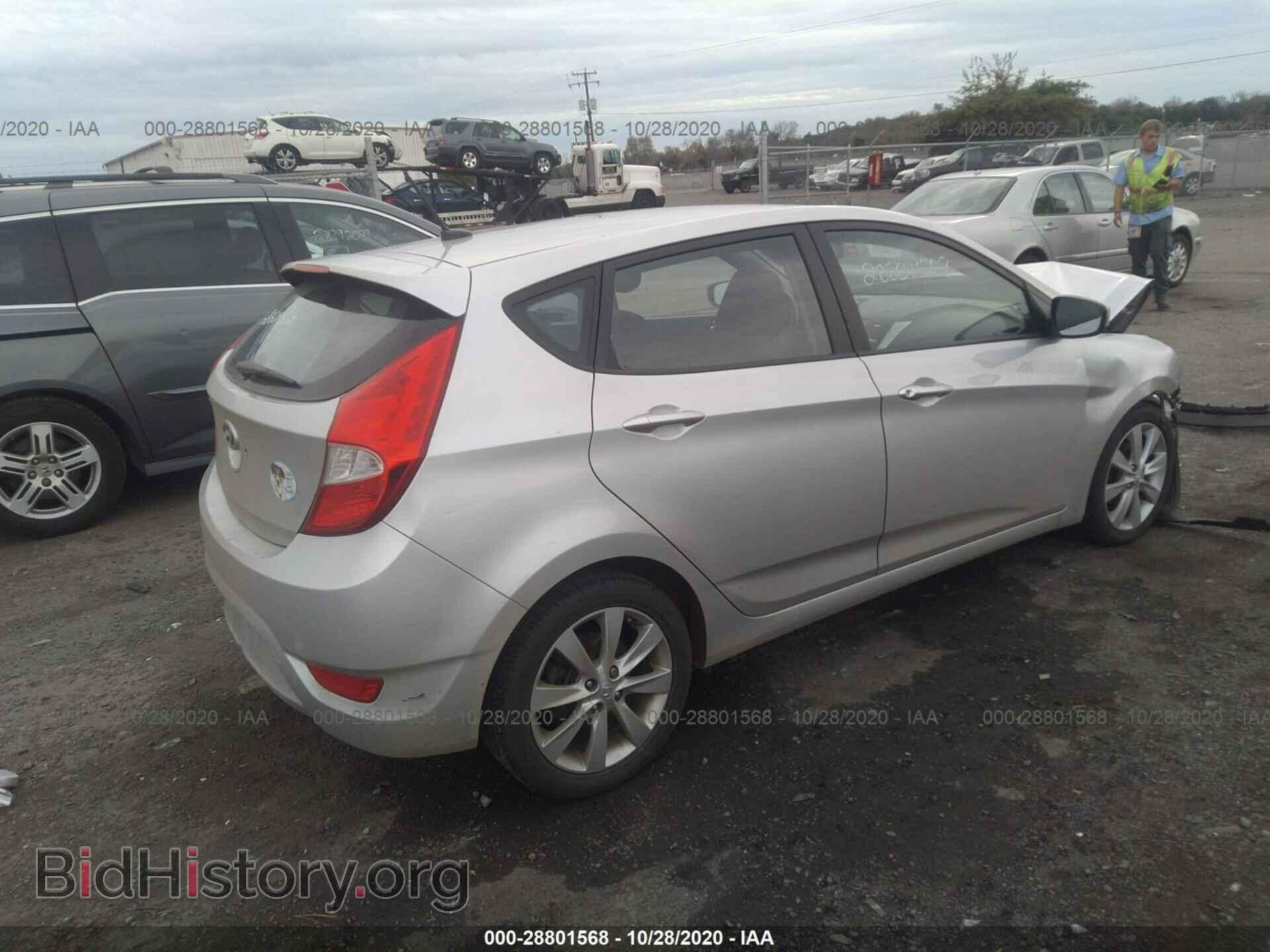 2013 HYUNDAI ACCENT - VIN: KMHCU5AE5DU074808 - Фото 4