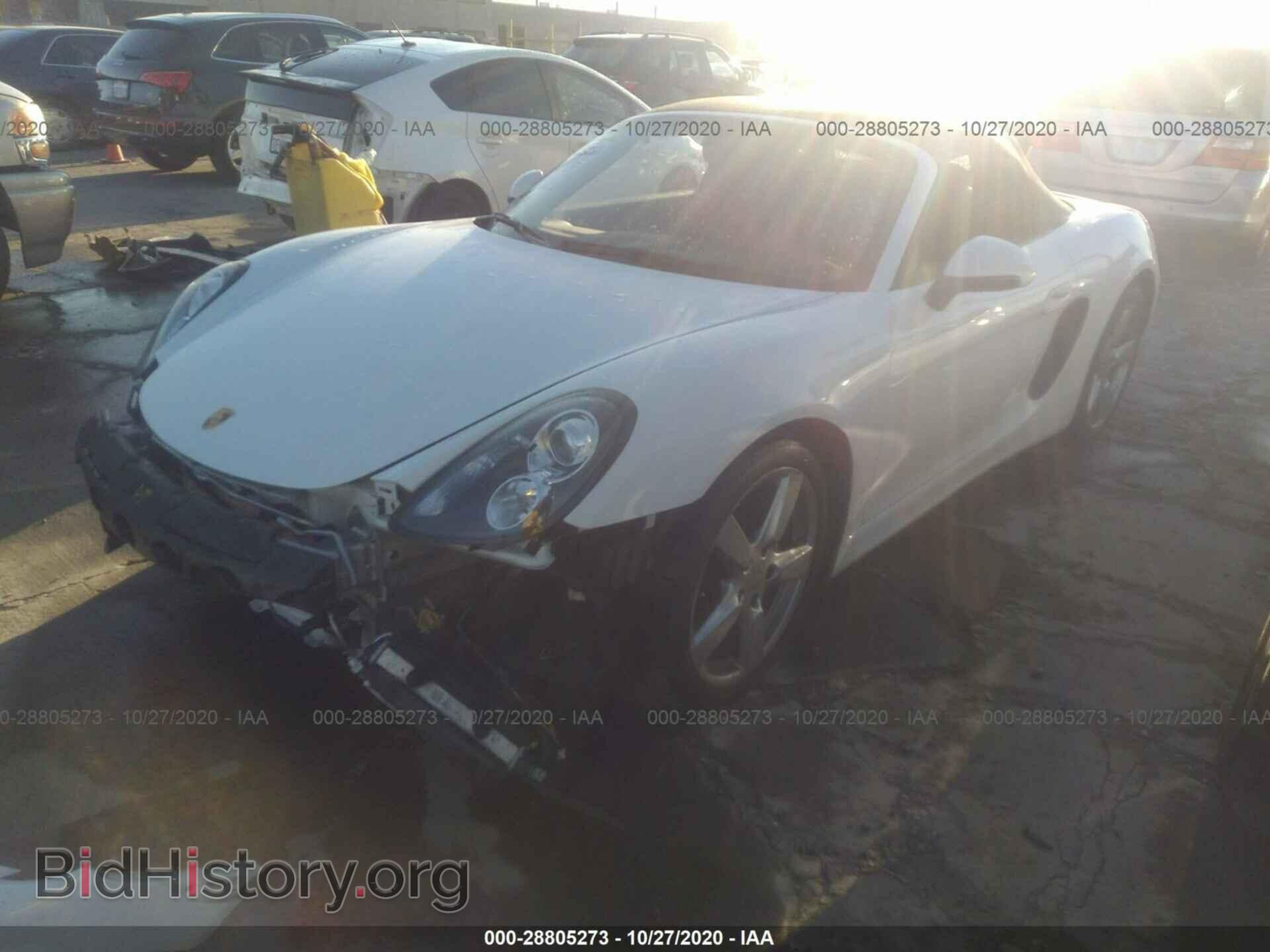 2016 PORSCHE BOXSTER - VIN: WP0CA2A80GS120700 - Фото 2