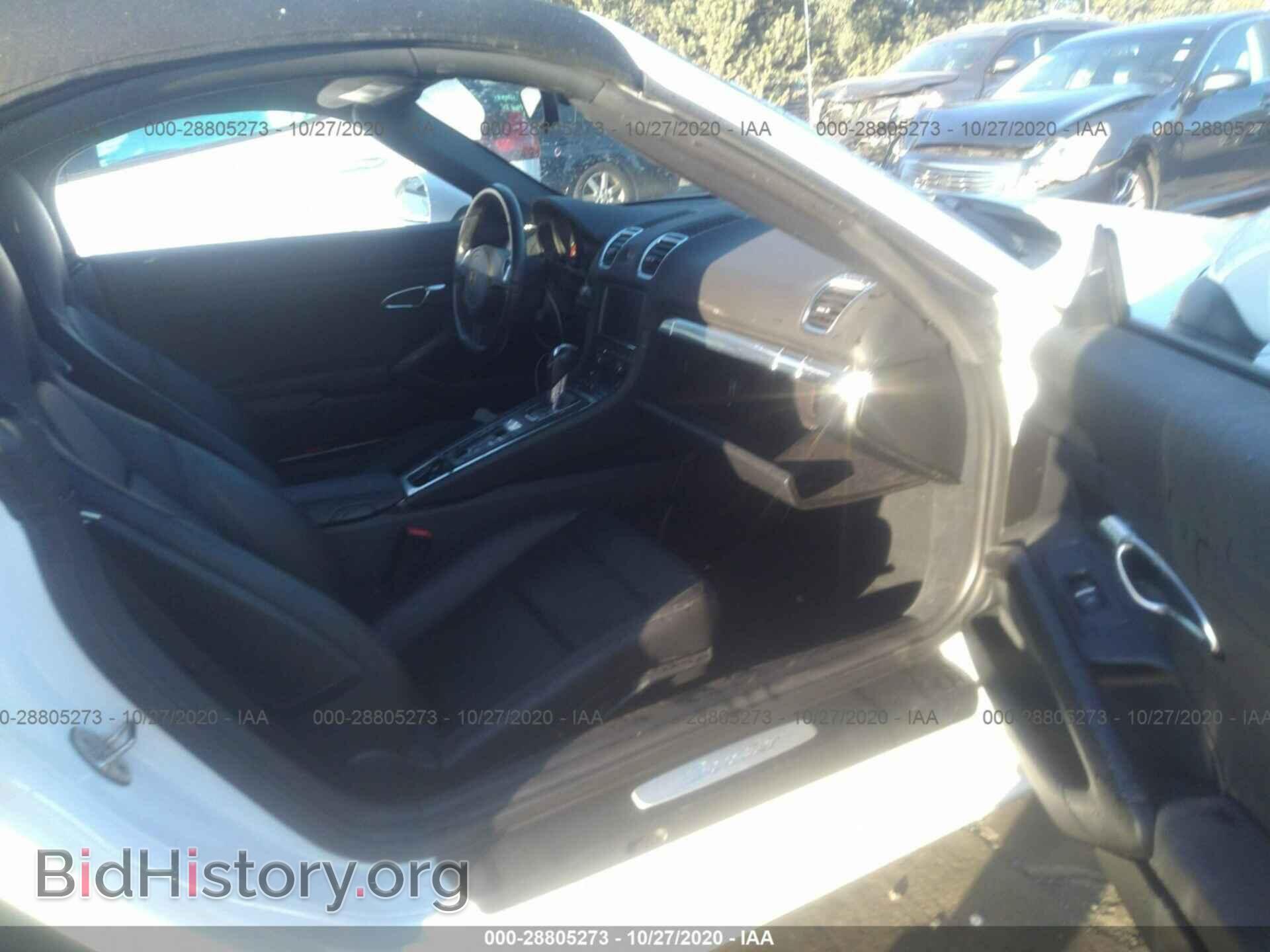 2016 PORSCHE BOXSTER - VIN: WP0CA2A80GS120700 - Фото 5