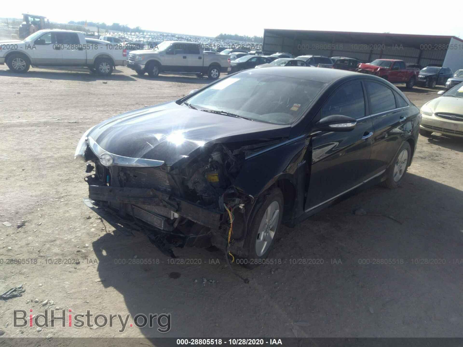 2012 HYUNDAI SONATA - VIN: KMHEC4A40CA036268 - Фото 2