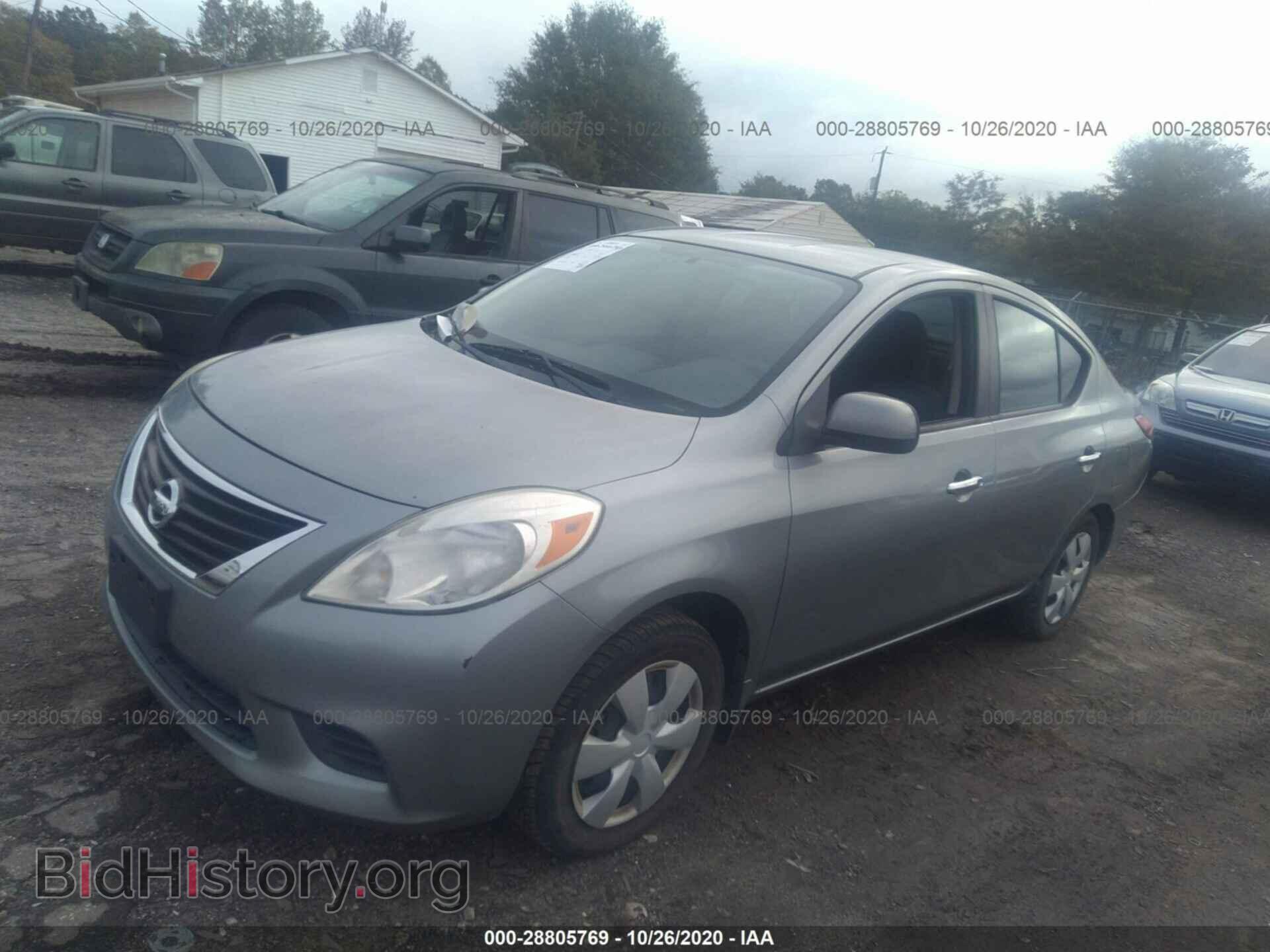 2012 NISSAN VERSA - VIN: 3N1CN7AP2CL846546 - Фото 2