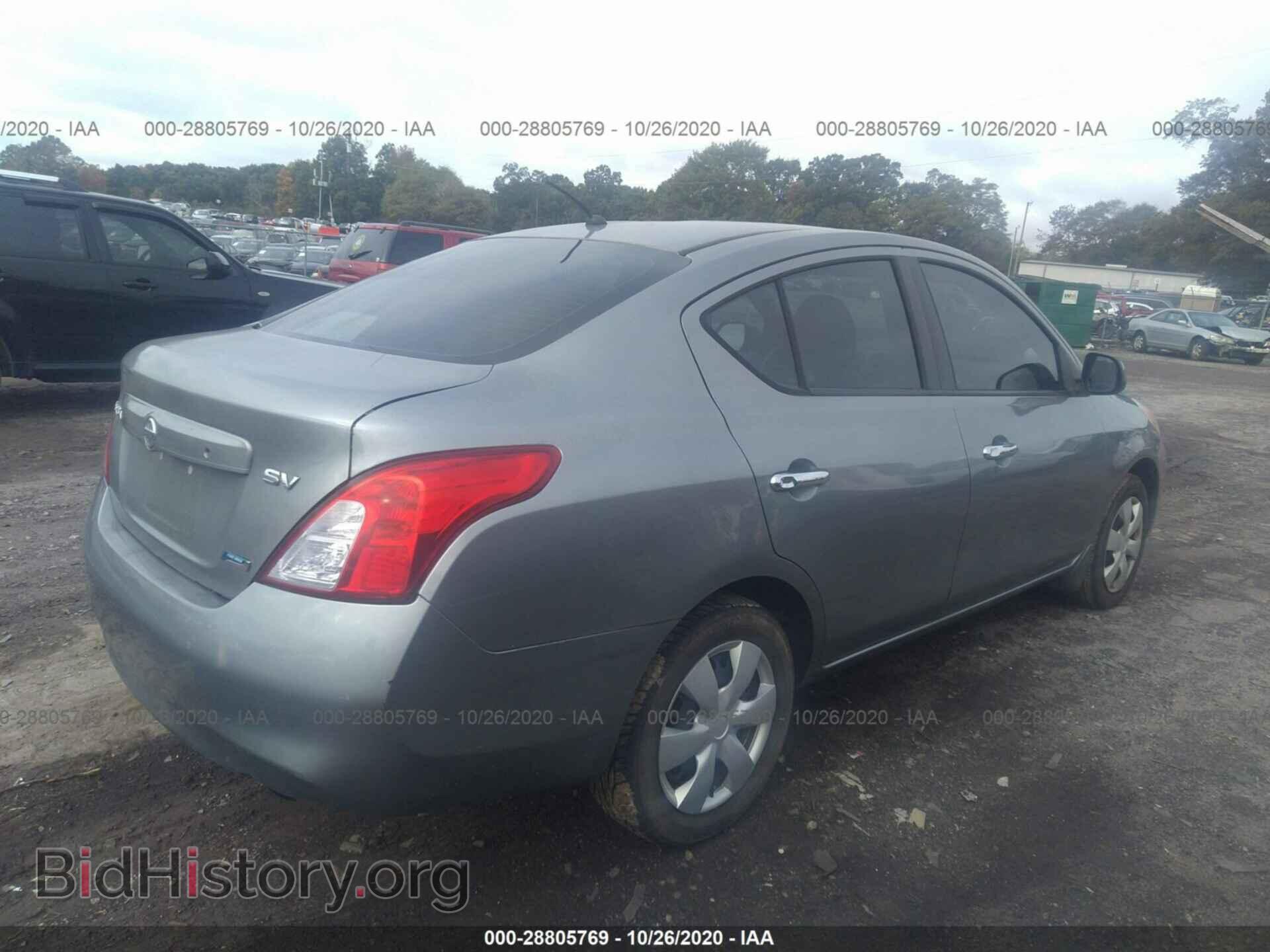 2012 NISSAN VERSA - VIN: 3N1CN7AP2CL846546 - Фото 4