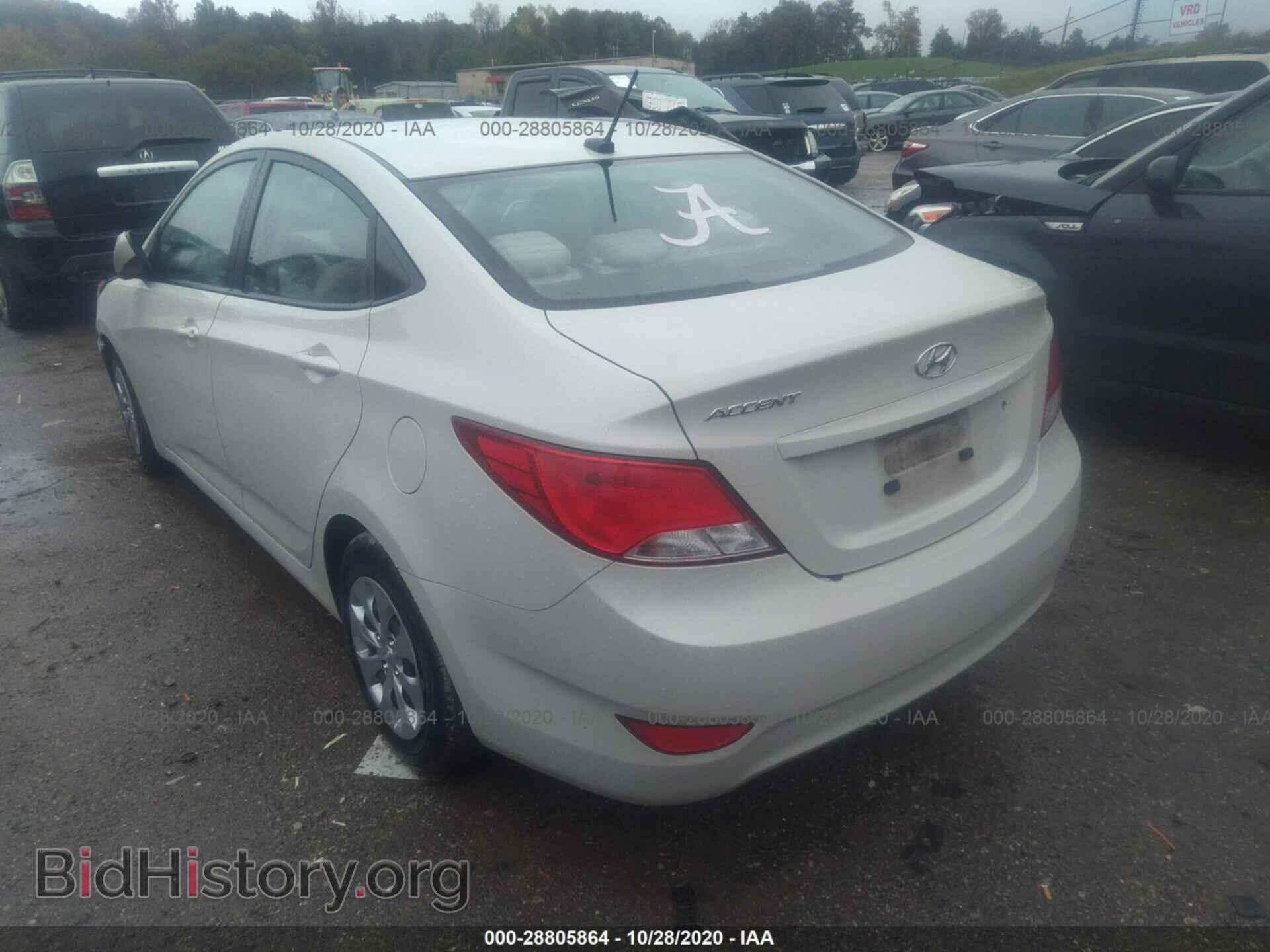 2017 HYUNDAI ACCENT - VIN: KMHCT4AE7HU187453 - Фото 3