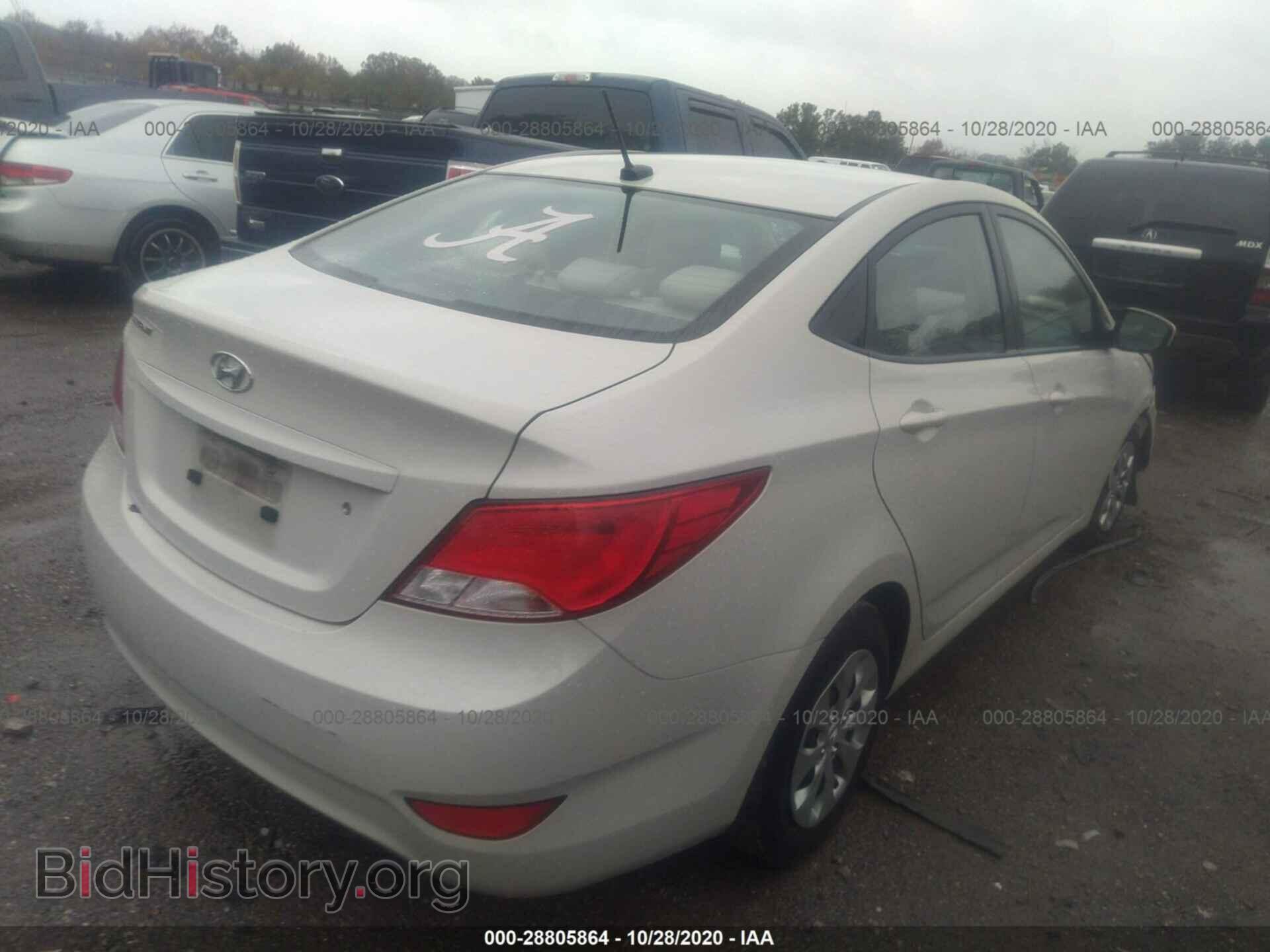 2017 HYUNDAI ACCENT - VIN: KMHCT4AE7HU187453 - Фото 4