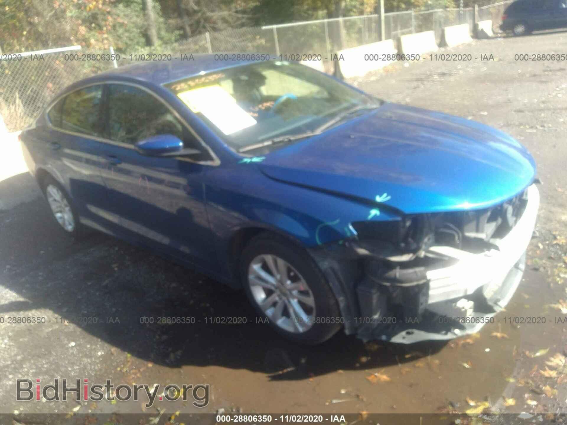 Фотография 1C3CCCAB0FN705094 - CHRYSLER 200 2015
