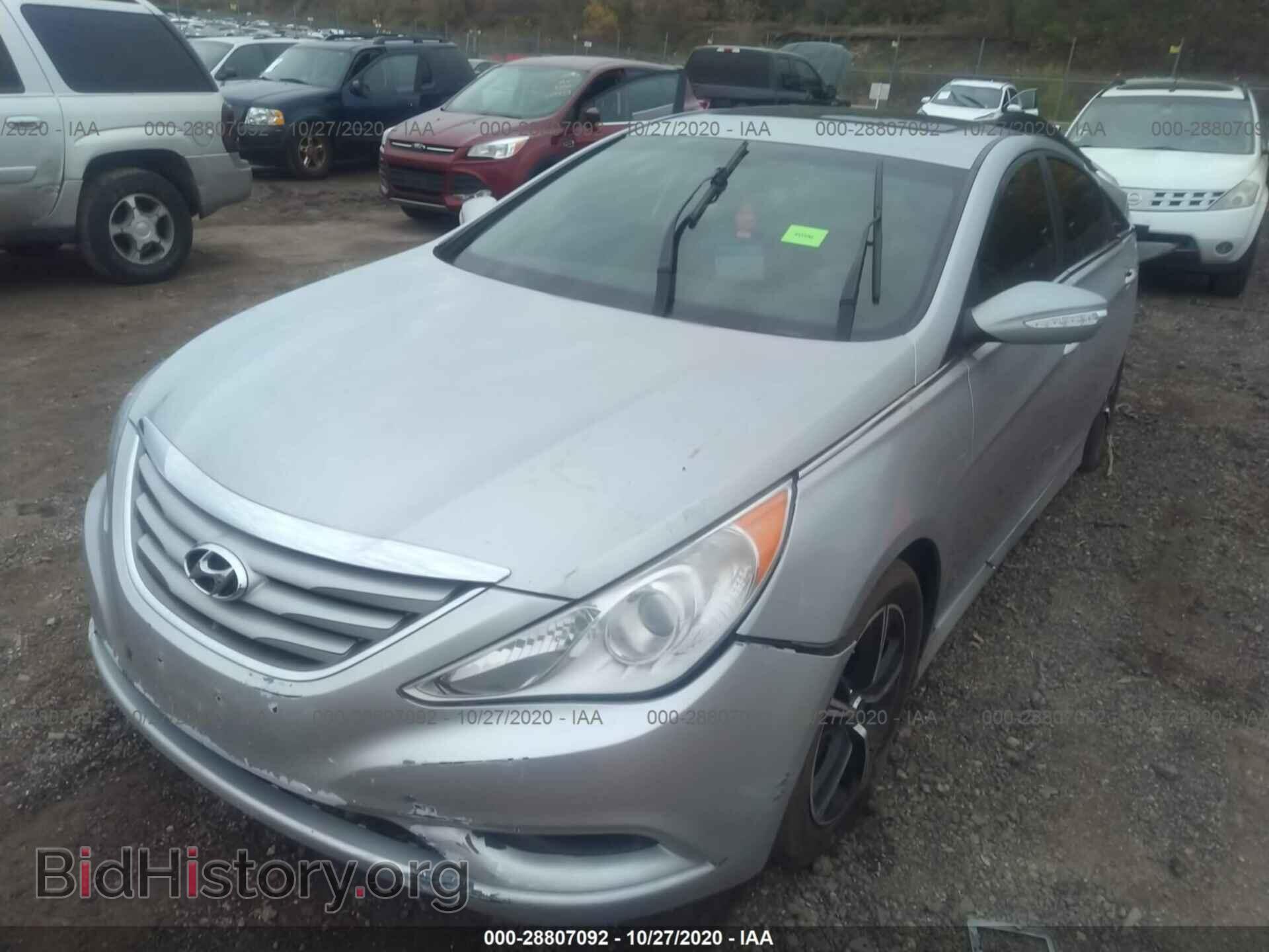2014 HYUNDAI SONATA - VIN: 5NPEB4AC0EH896620 - Фото 2