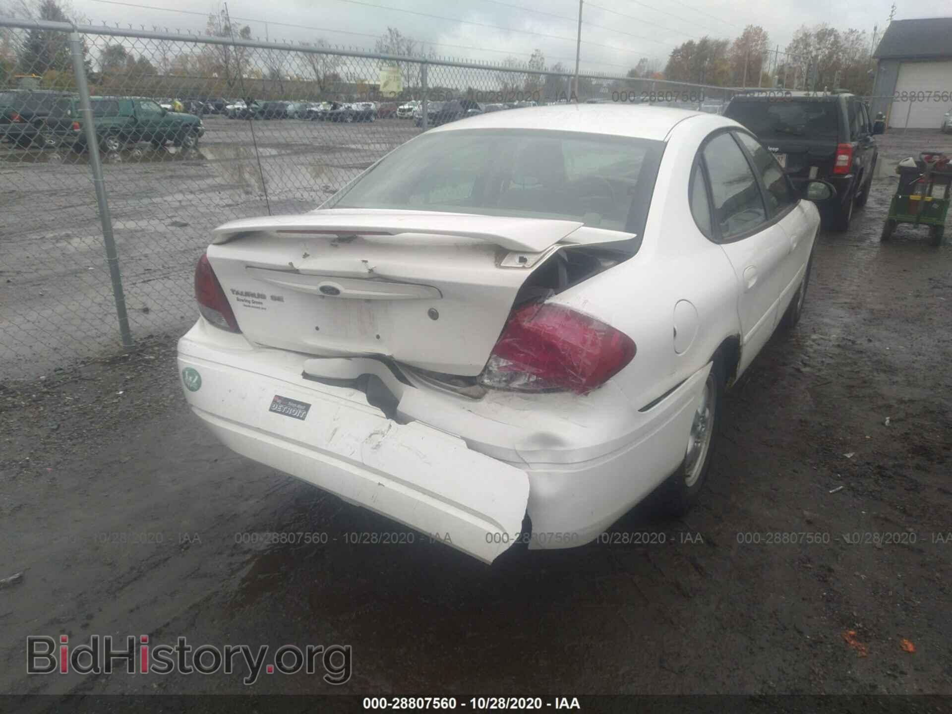2007 FORD TAURUS - VIN: 1FAFP53U67A180693 - Фото 4
